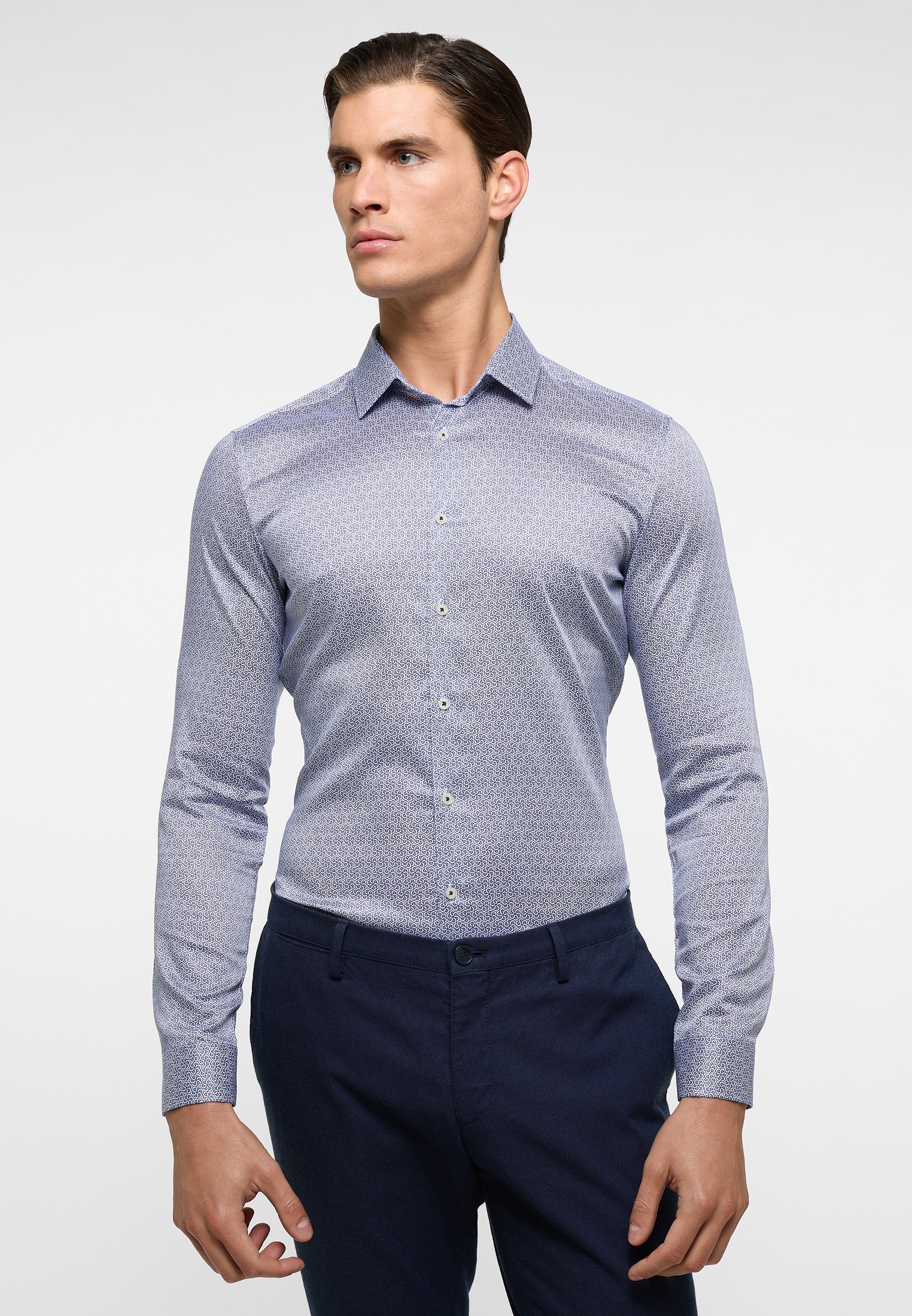 Eterna Langarmhemd "SUPER SLIM" EASY IRON (bügelleicht) günstig online kaufen