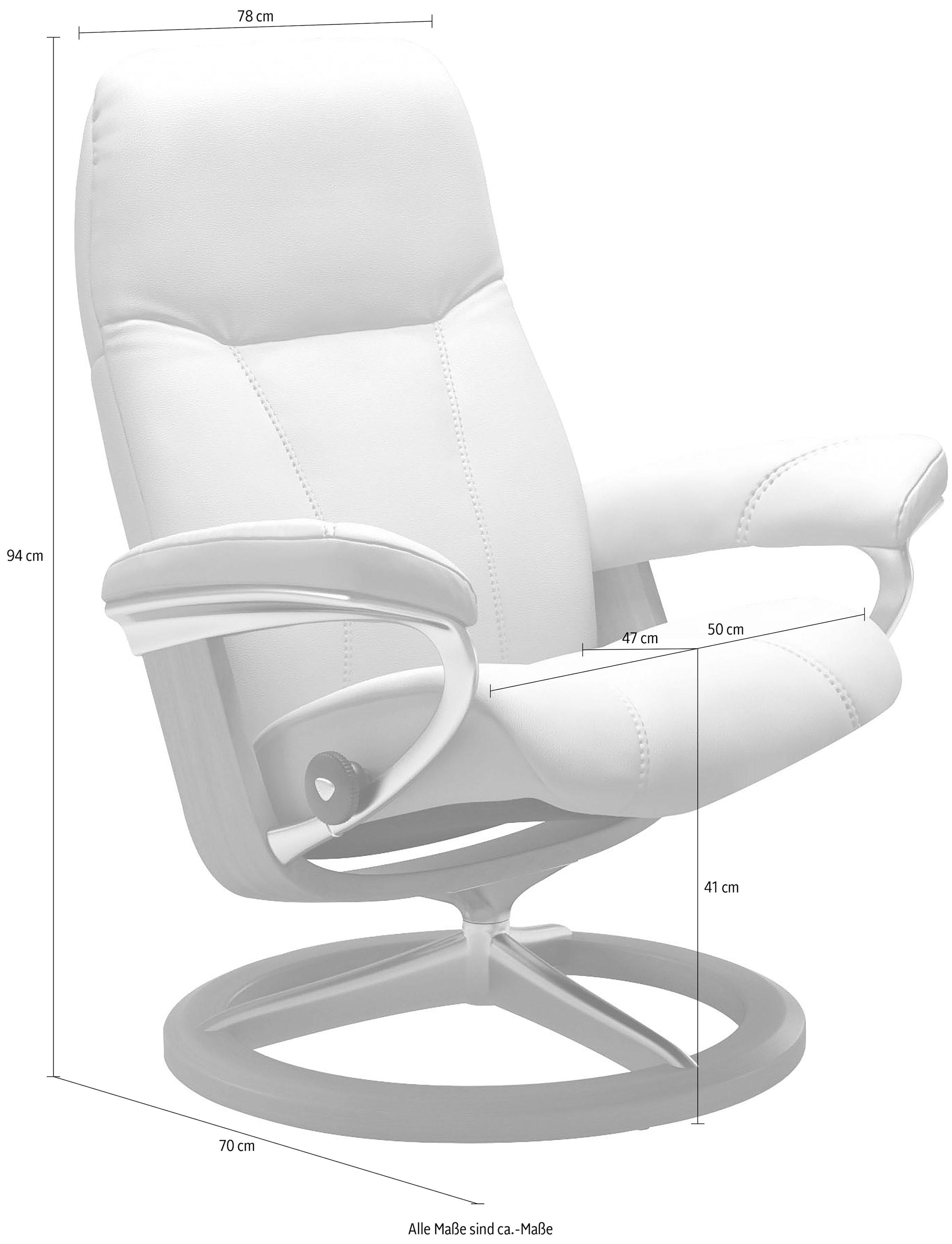 Stressless® Relaxsessel »Consul« mit Signature Base, Größe S, Gestell Schwarz