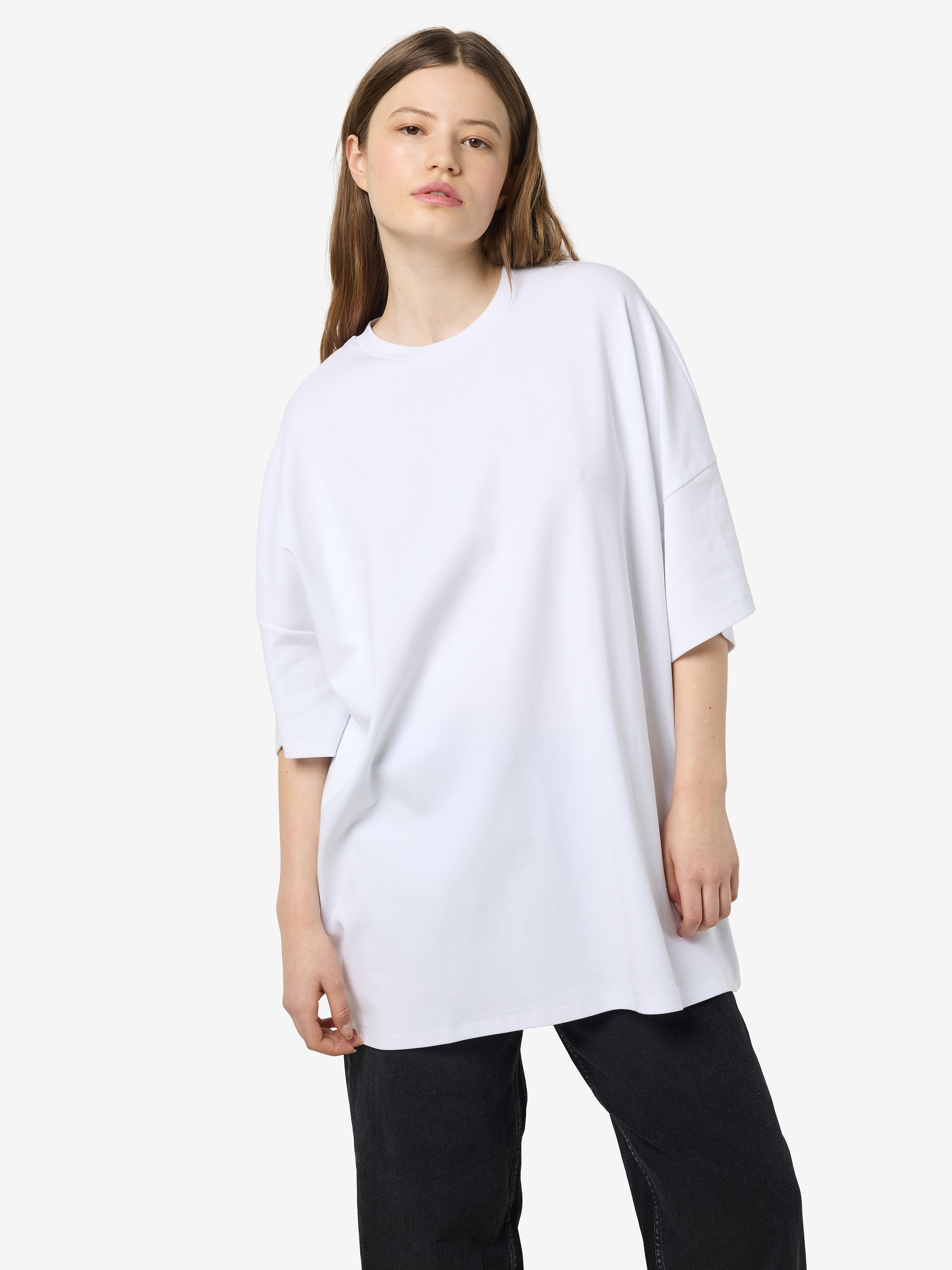 Noisy may Oversize-Shirt "NMMOCCA 2/4 BOXY TEE DRESS JRS FWD NOOS" günstig online kaufen