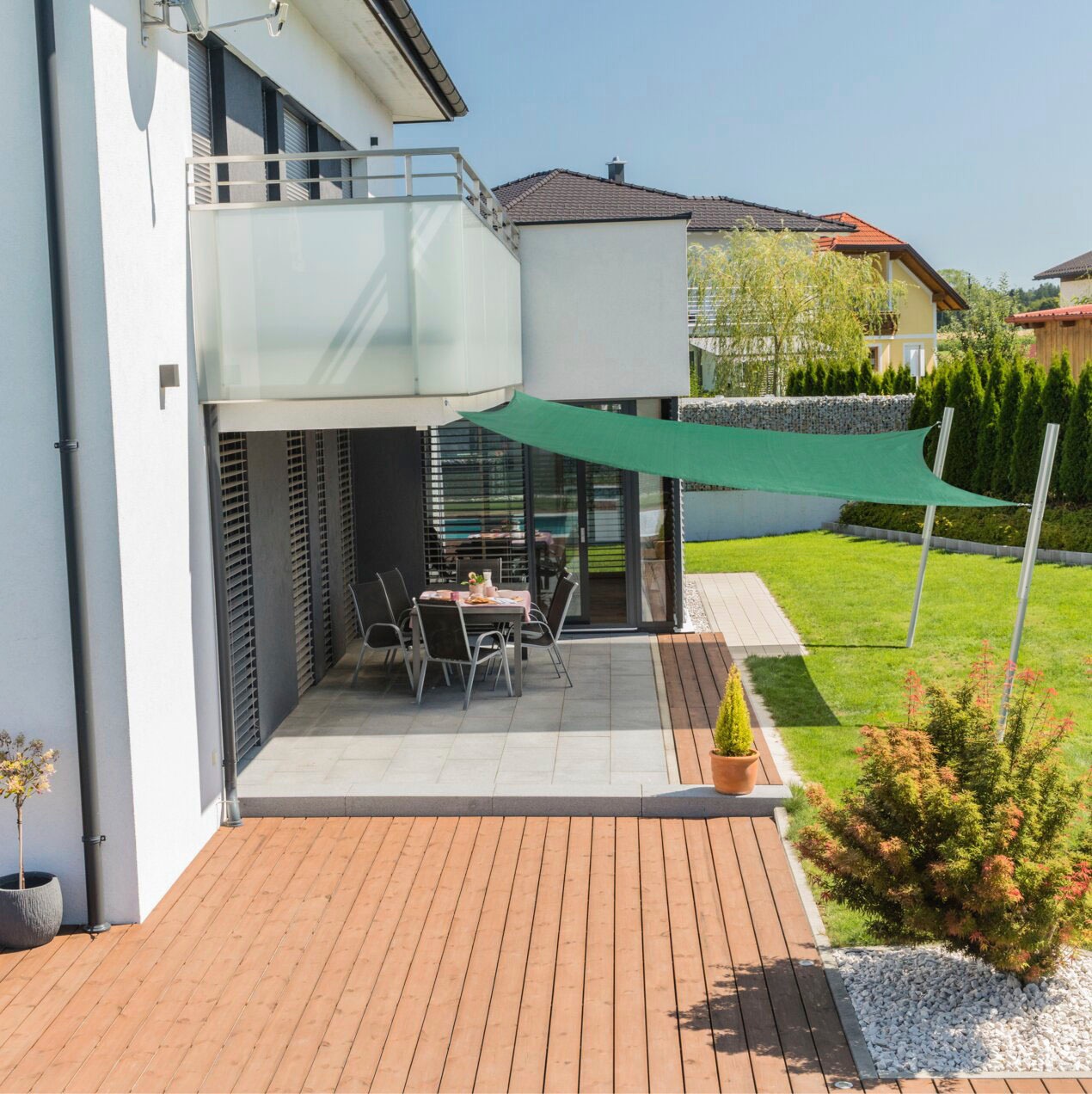 Windhager Sonnensegel »Capri Quadrat« 5x5m, olive