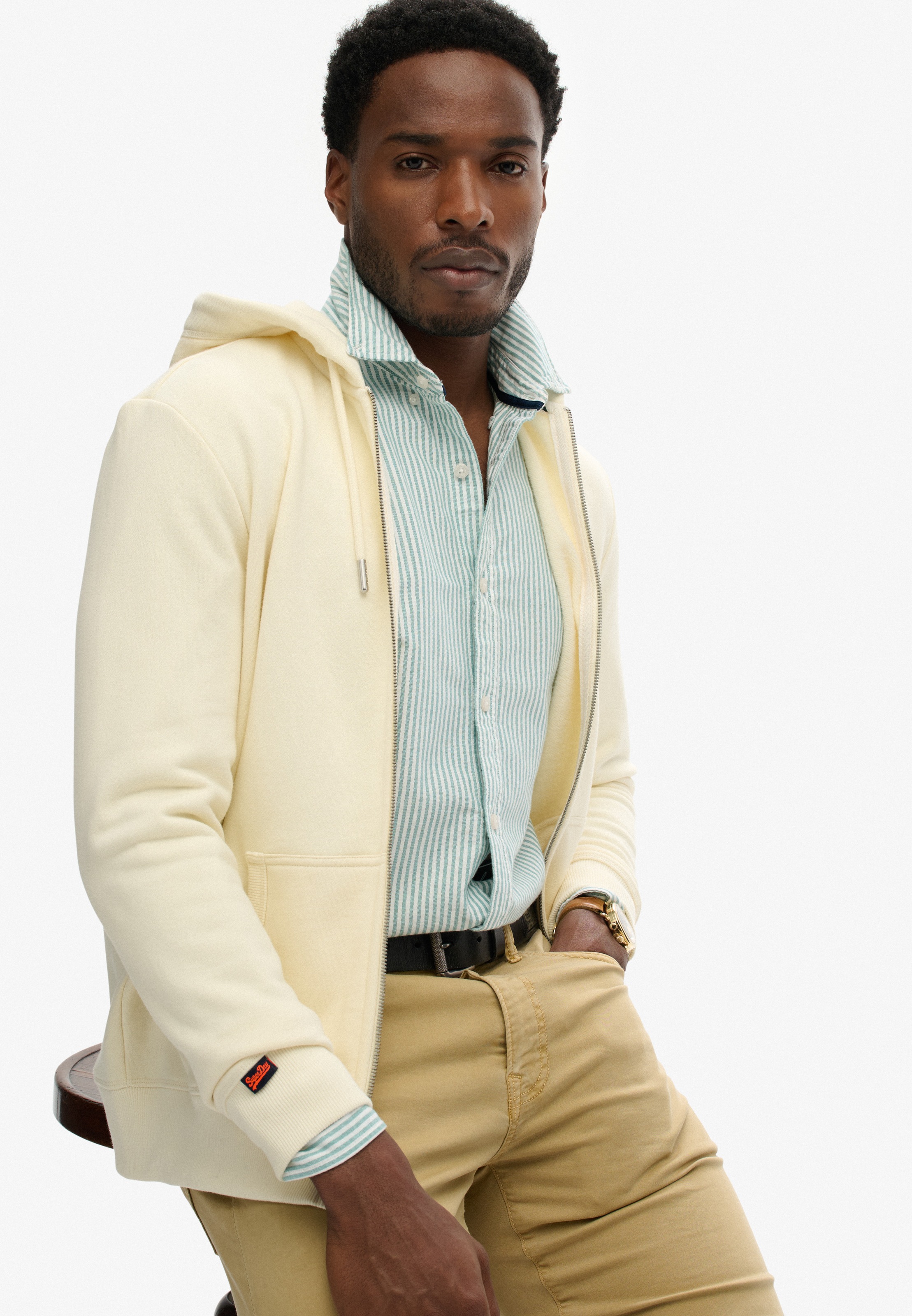 Superdry Kapuzensweatjacke "ESSENTIAL LOGO ZIP HOODIE HB" günstig online kaufen