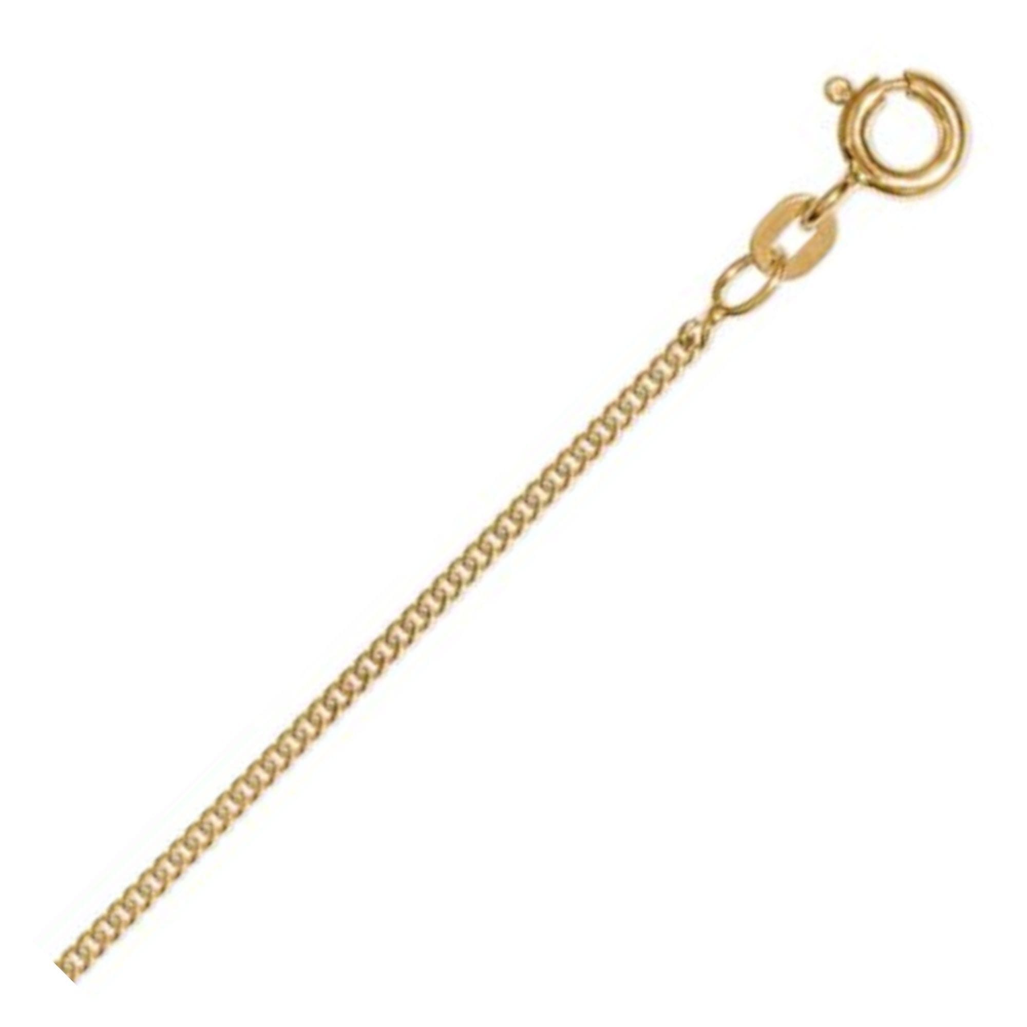 ONE ELEMENT Goldkette »Halskette aus 333 Gelbgold Ø 1,4 mm«, Damen Gold Schmuck Panzerkette