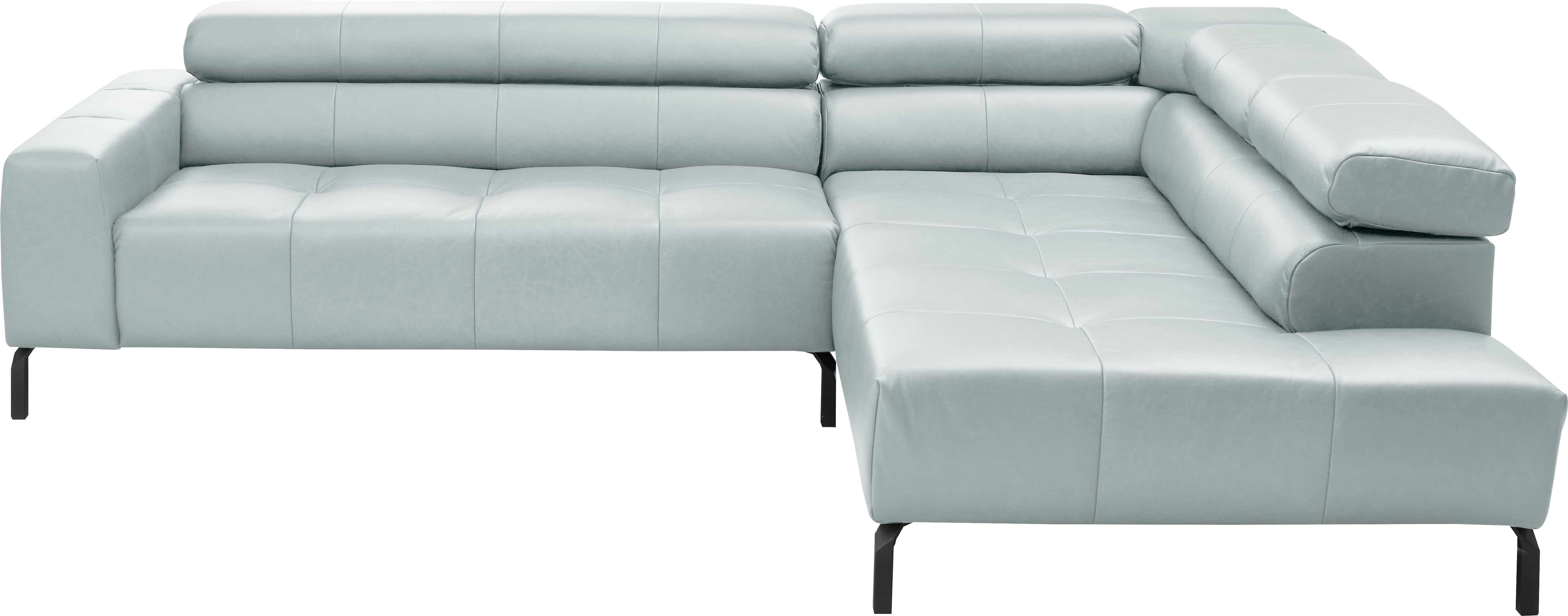 Home affaire Ecksofa "Claya, L-Form, incl. Kopfteilverstellung, Breite 276 cm" wahlweise elektrischer Sitzvorzug