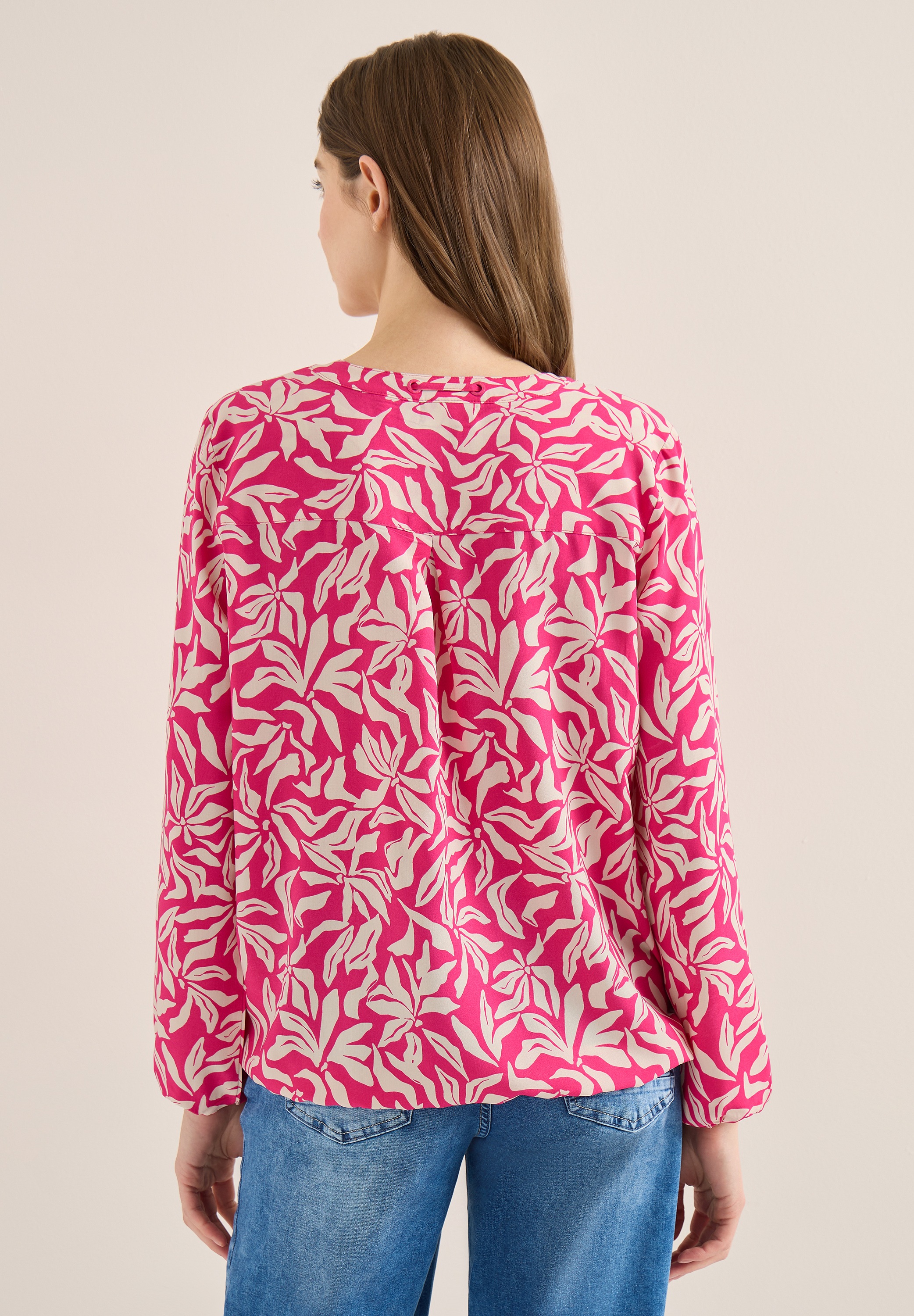 Cecil Langarmbluse aus softer Viskose günstig online kaufen