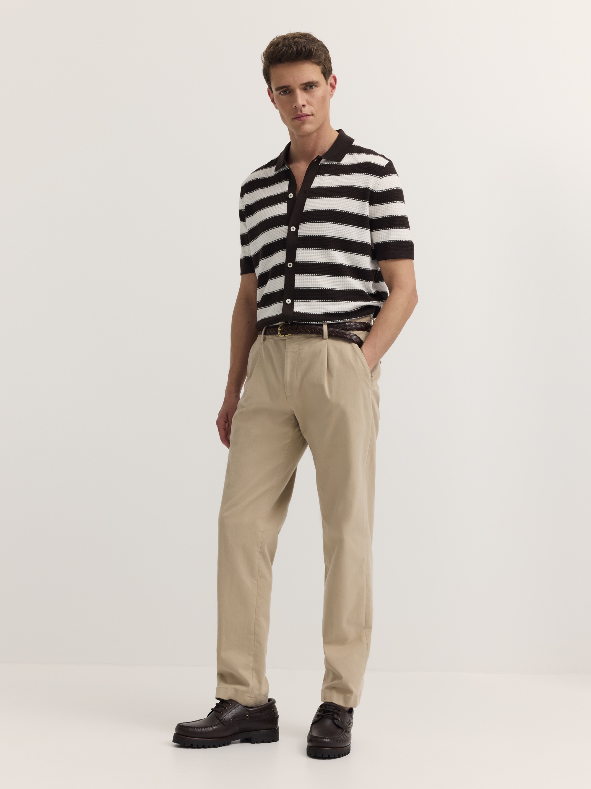 bugatti Poloshirt Regular Fit mit Blockstreifen