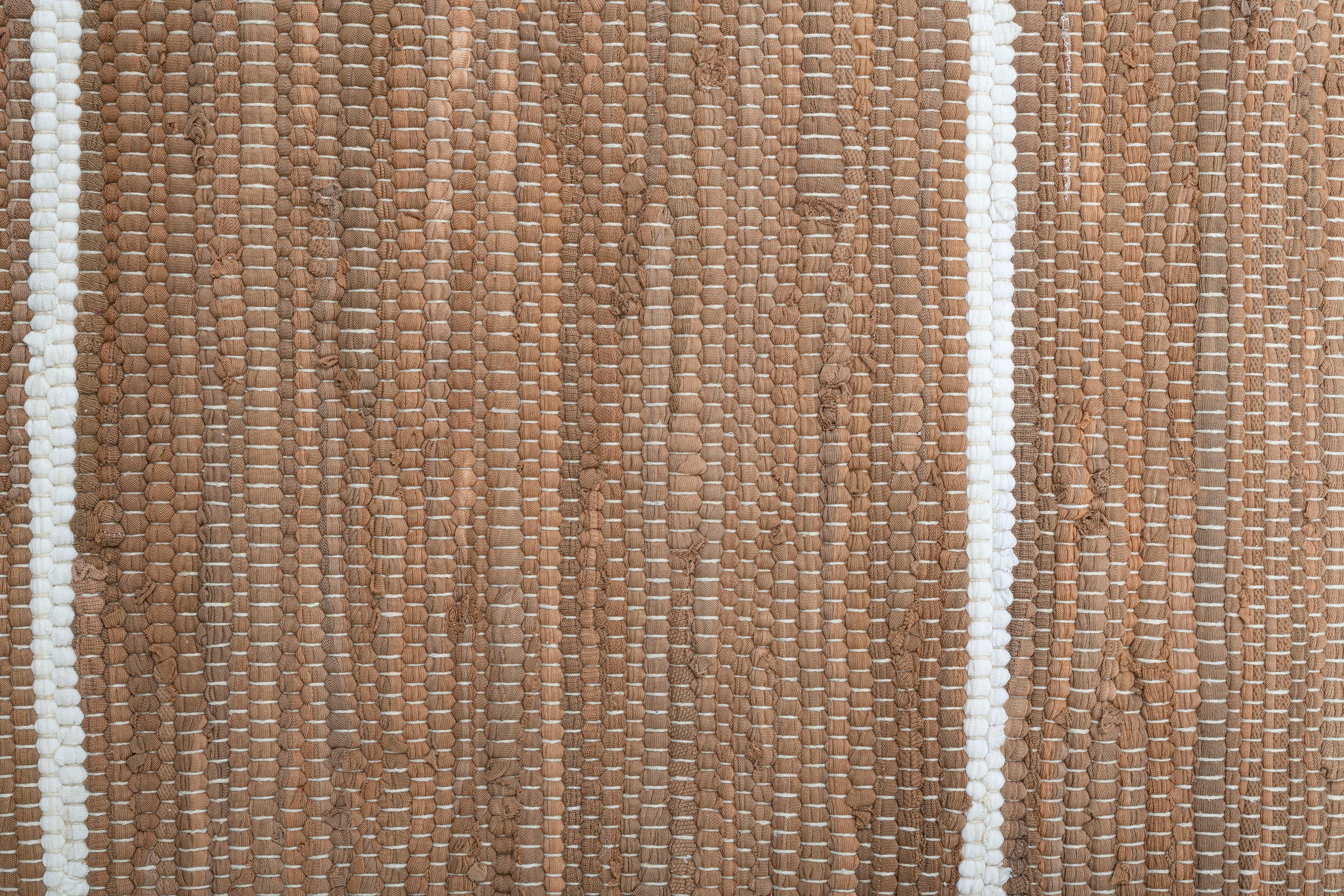 Cotton«, THEKO Fransen Baumwolle, Flachgewebe, mit Handweb rechteckig, BAUR reine »Stripe | handgewebt, Läufer