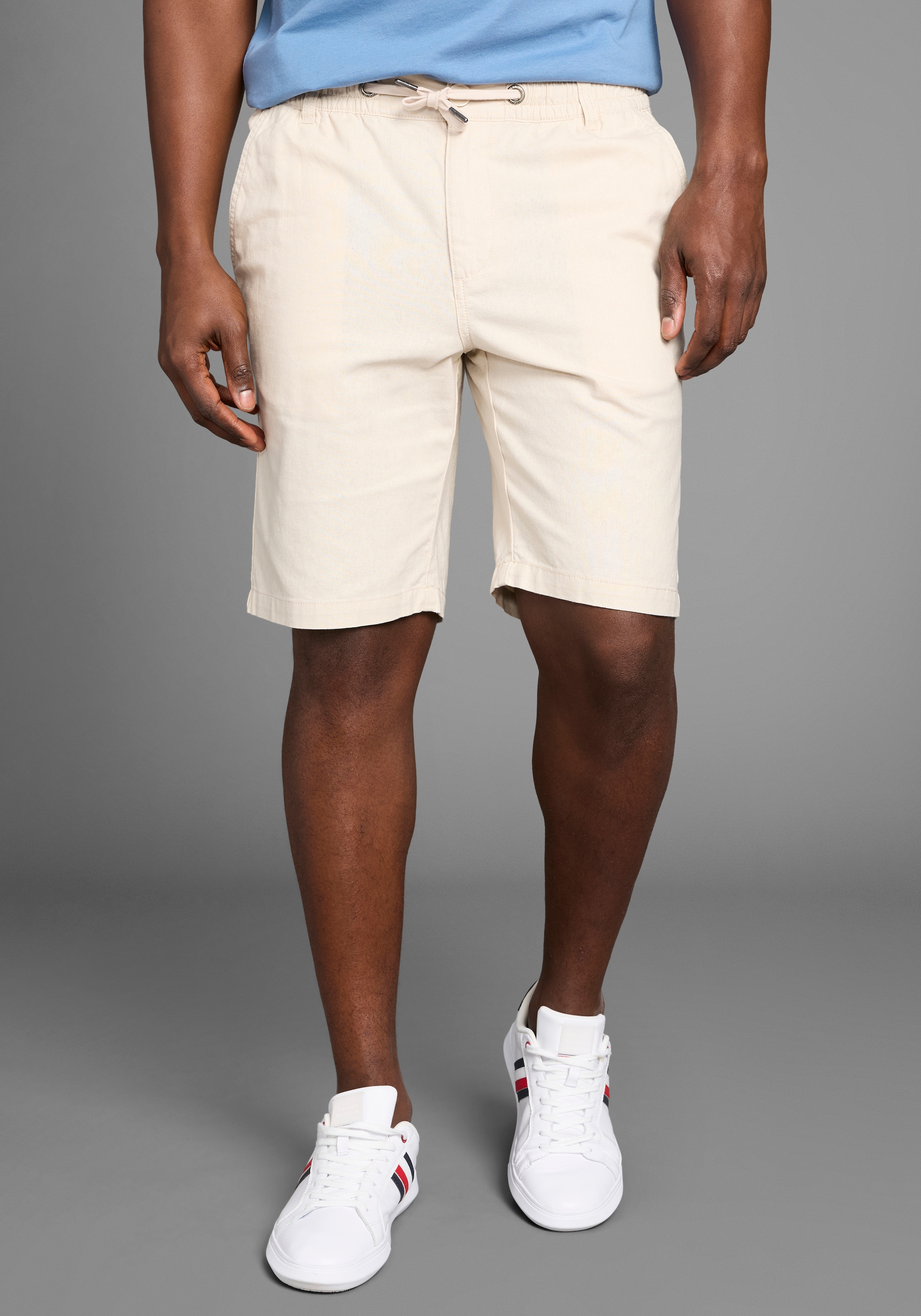 DELMAO Bermudas "aus Leinen", Lässige Bermudas günstig online kaufen