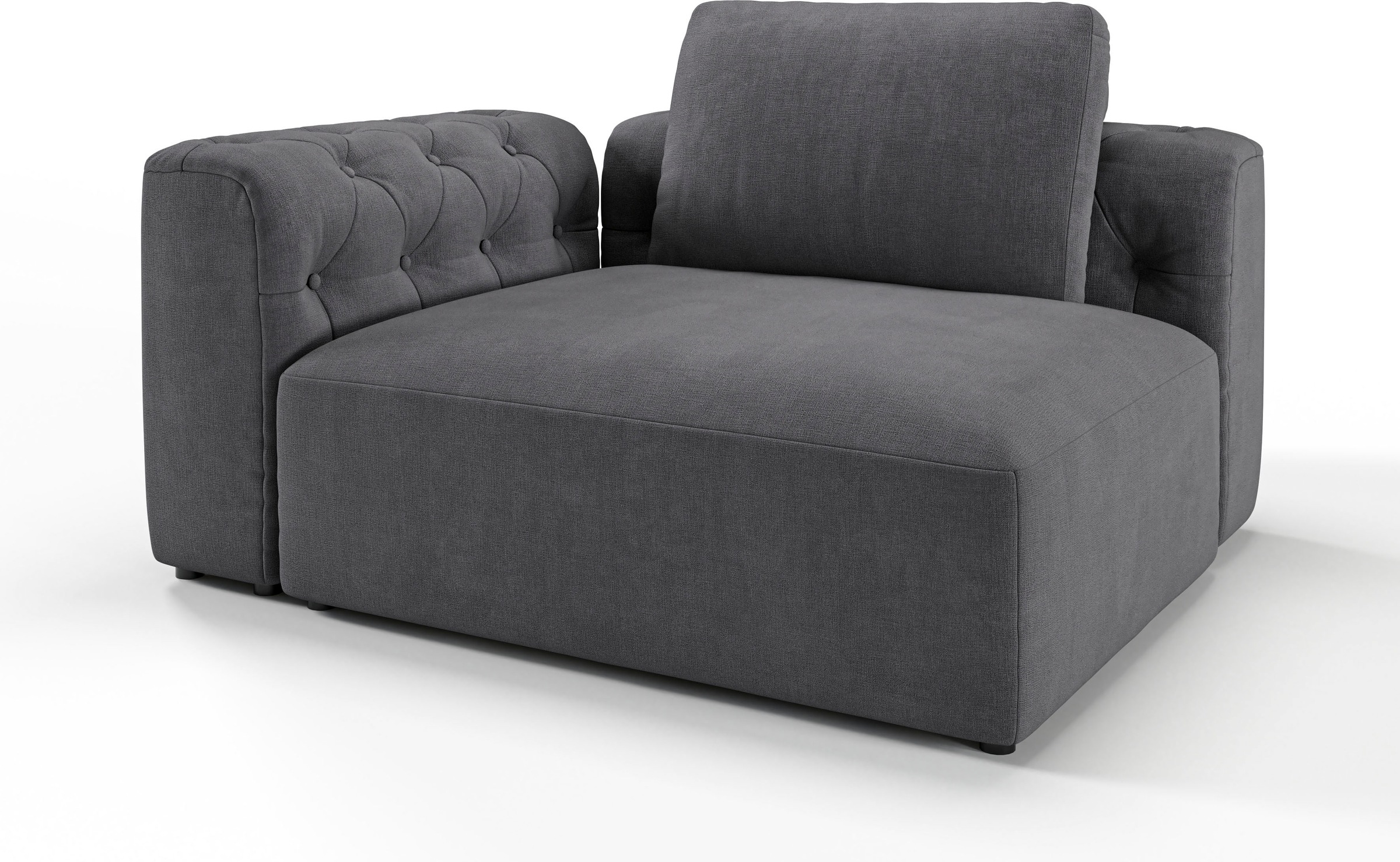RAUM.ID 1,5-Sitzer »Cushid«, Modul-Eckteil, auch einzeln stellbar, Breite 134 cm