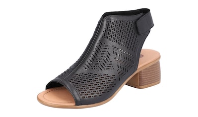Sandalette, mit modischem Laser-Muster