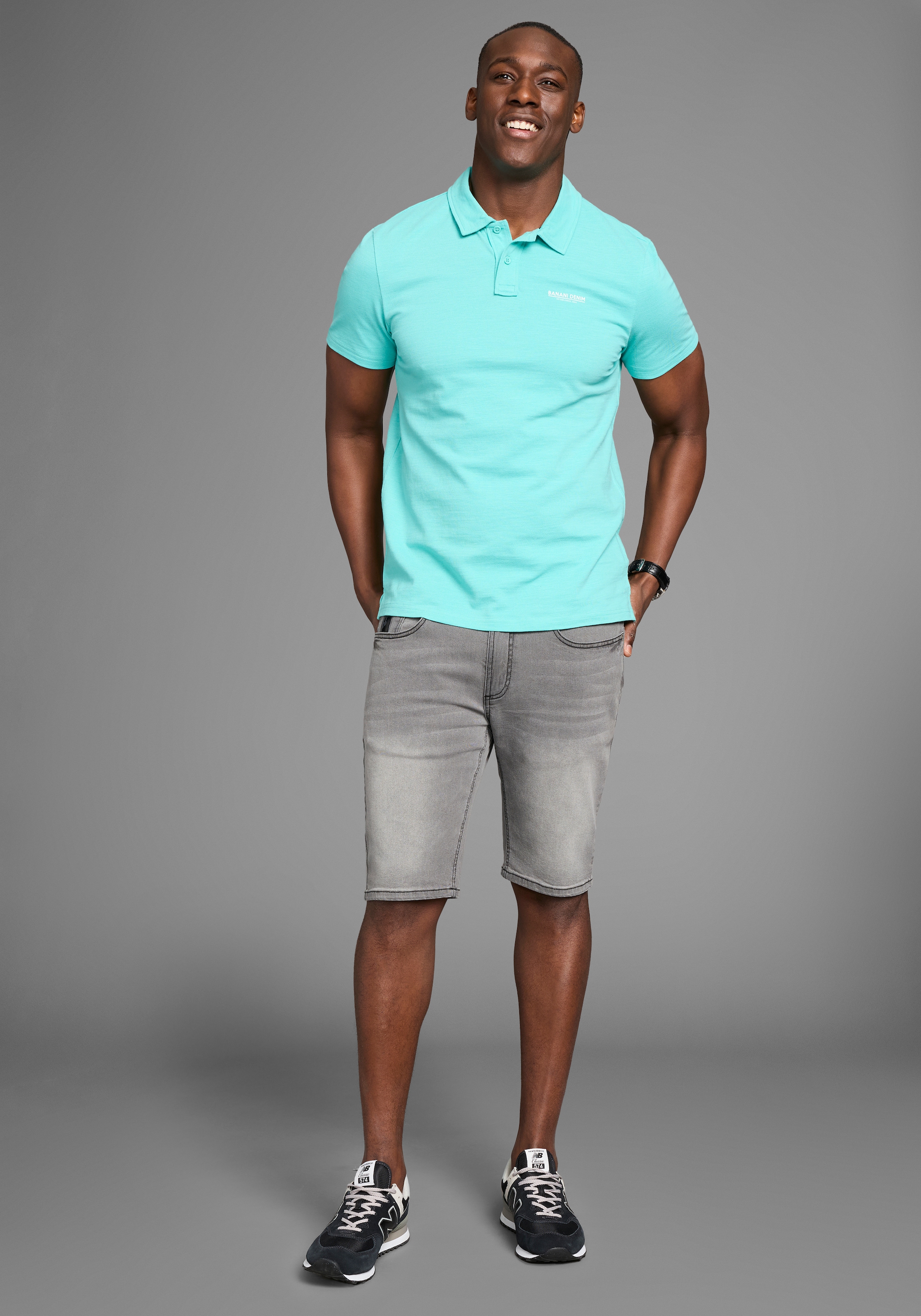 Bruno Banani Poloshirt, Poloshirt in schmaler Passform