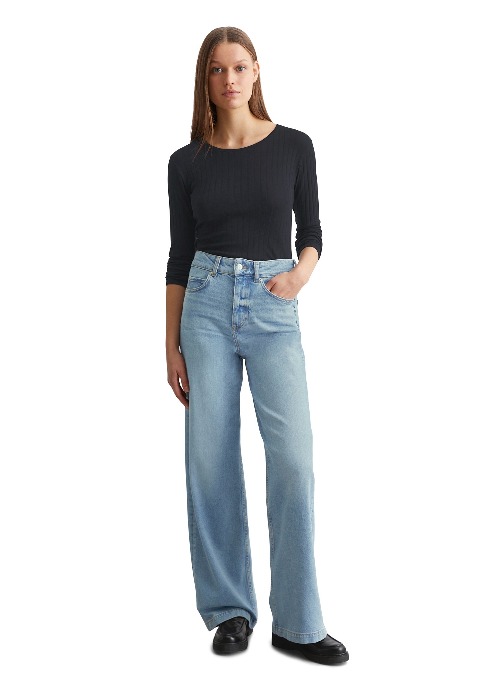 Marc O'Polo Langarmshirt »aus Organic-Cotton-Modal-Mix«