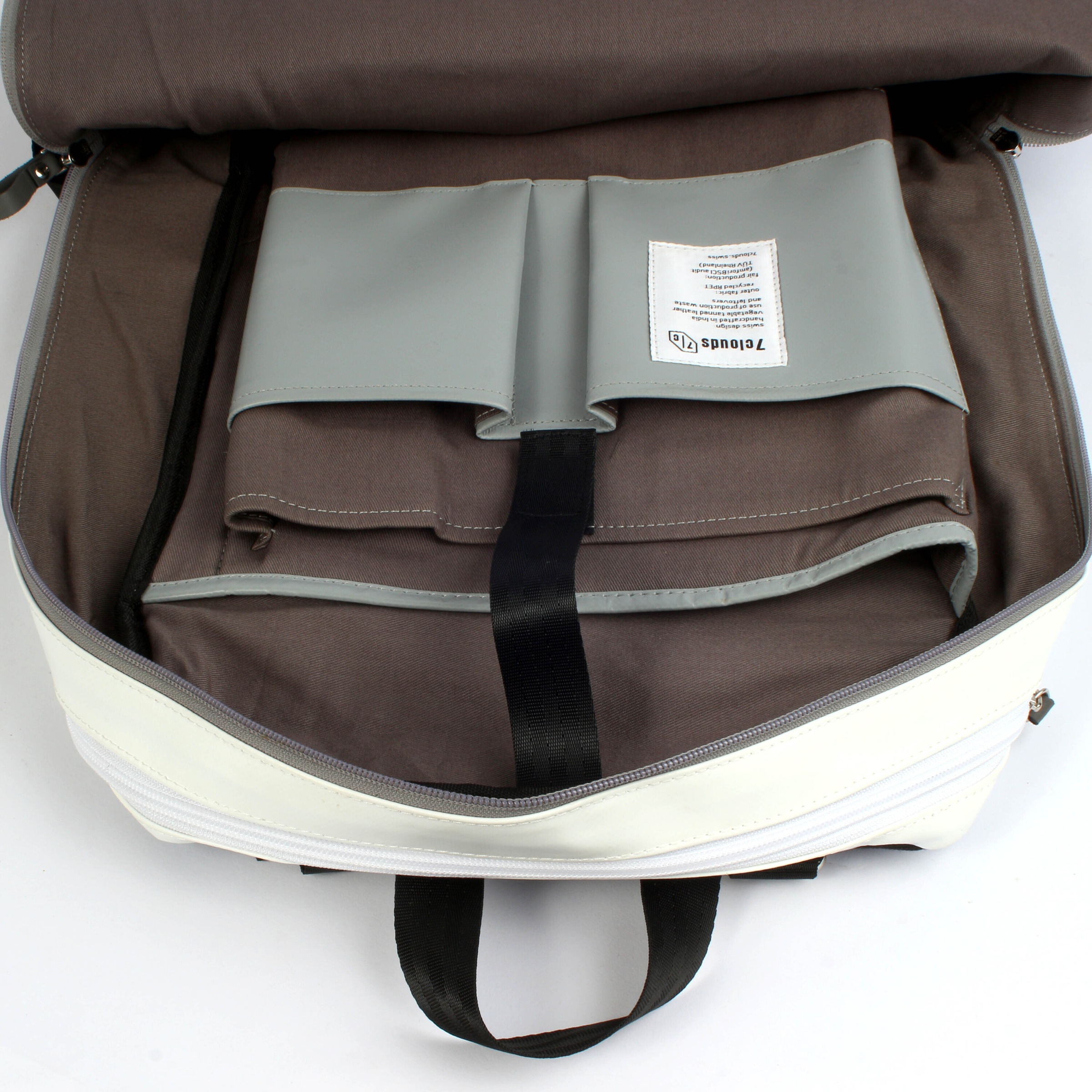7clouds Laptoprucksack »Lenis 7.1«, mit recyceltem PET