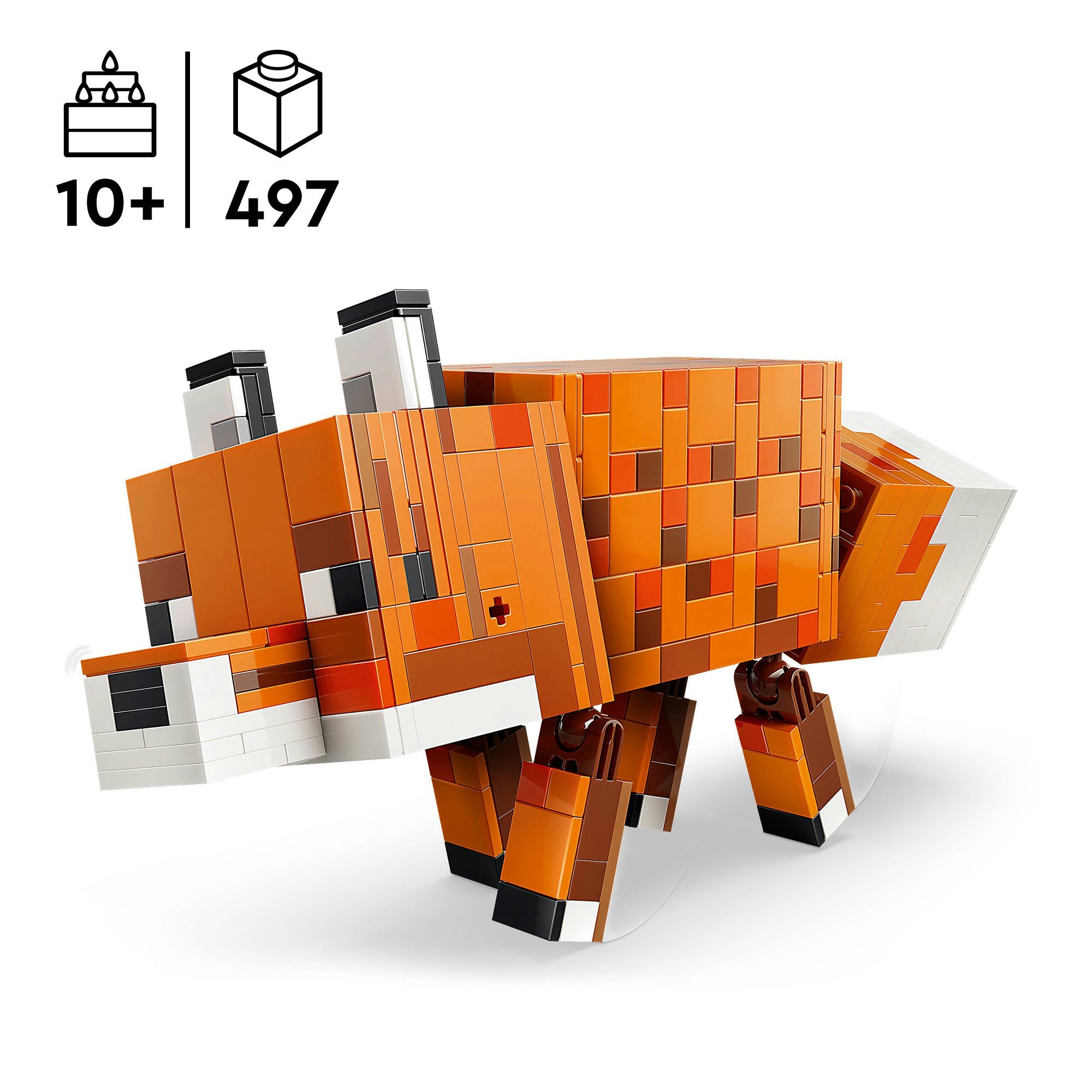 LEGO® Konstruktionsspielsteine »Der Fuchs (21588), LEGO Minecraft« Made in Europe