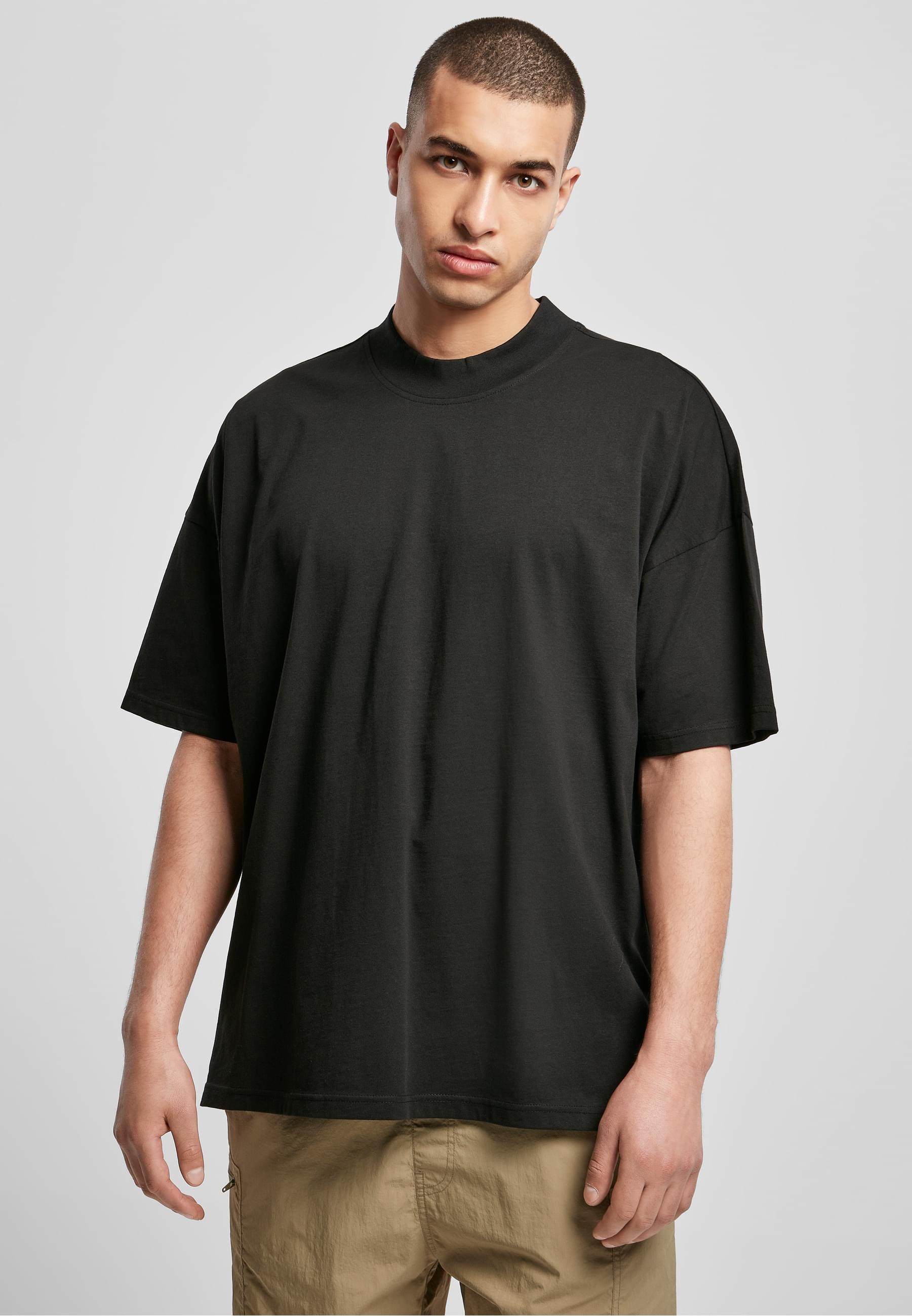 URBAN CLASSICS T-Shirt »Urban Classics Herren Oversized Mock Neck Tee«, (1 tlg.)