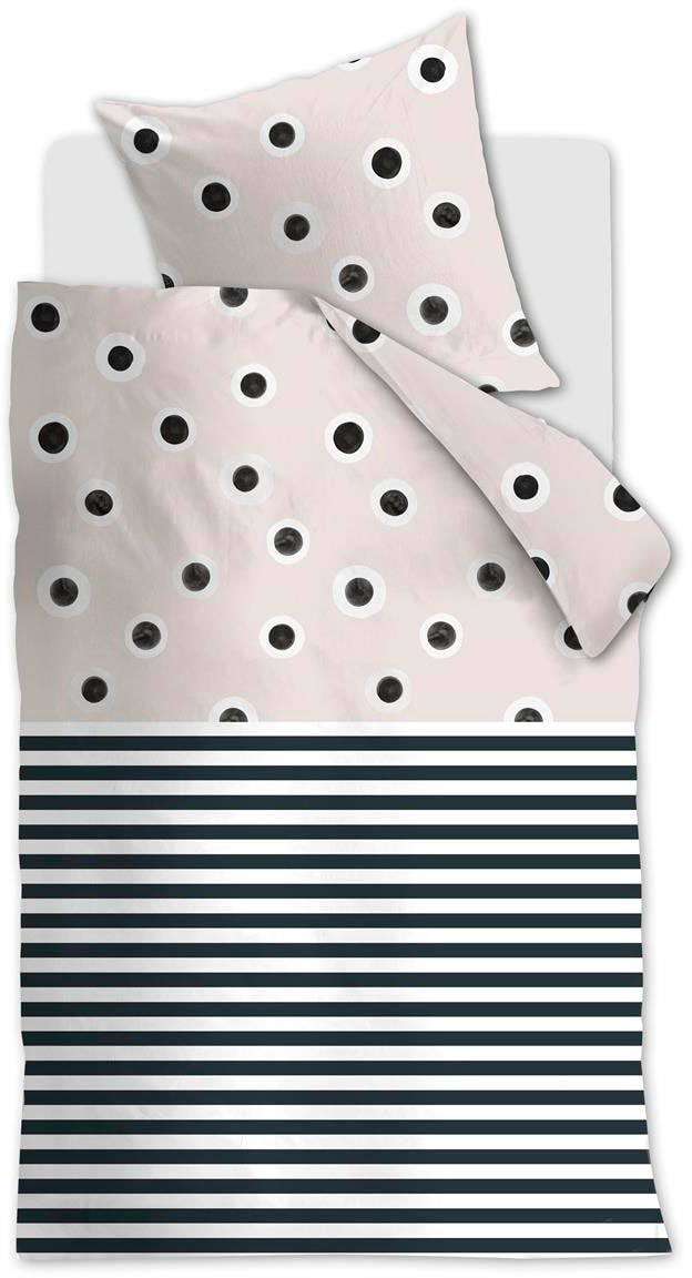 vtwonen Bettwäsche "Stripe and Eye" 2 Stk. tlg. günstig online kaufen