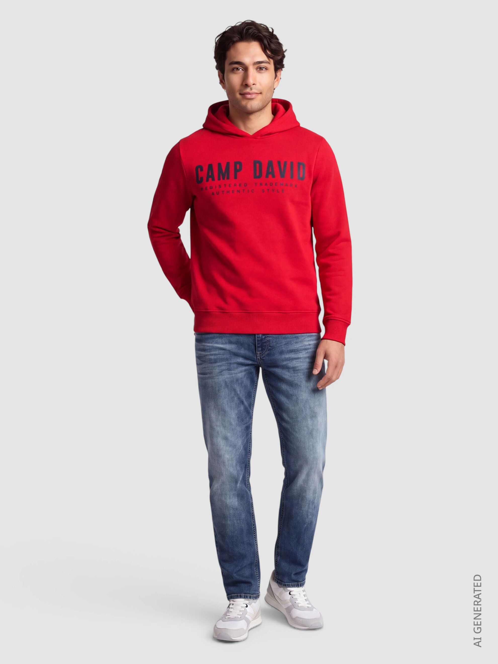 CAMP DAVID Kapuzensweatshirt , aus Baumwolle

