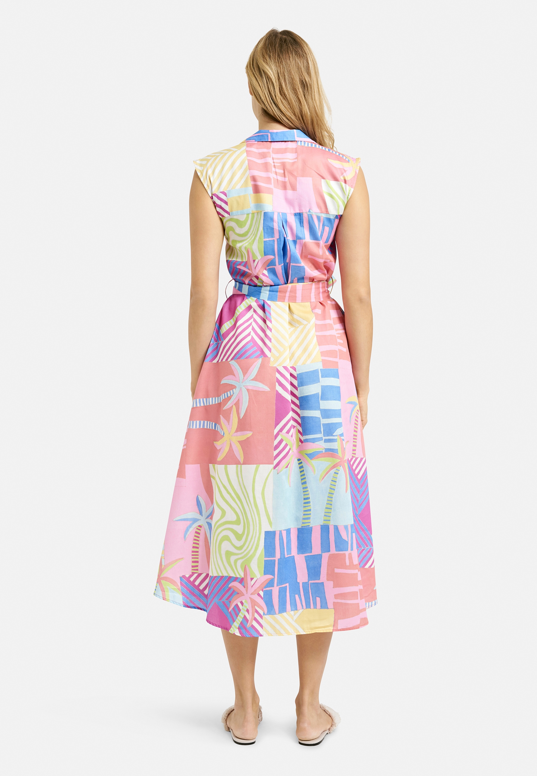 Milano Italy Sommerkleid, mit Bindegürtel