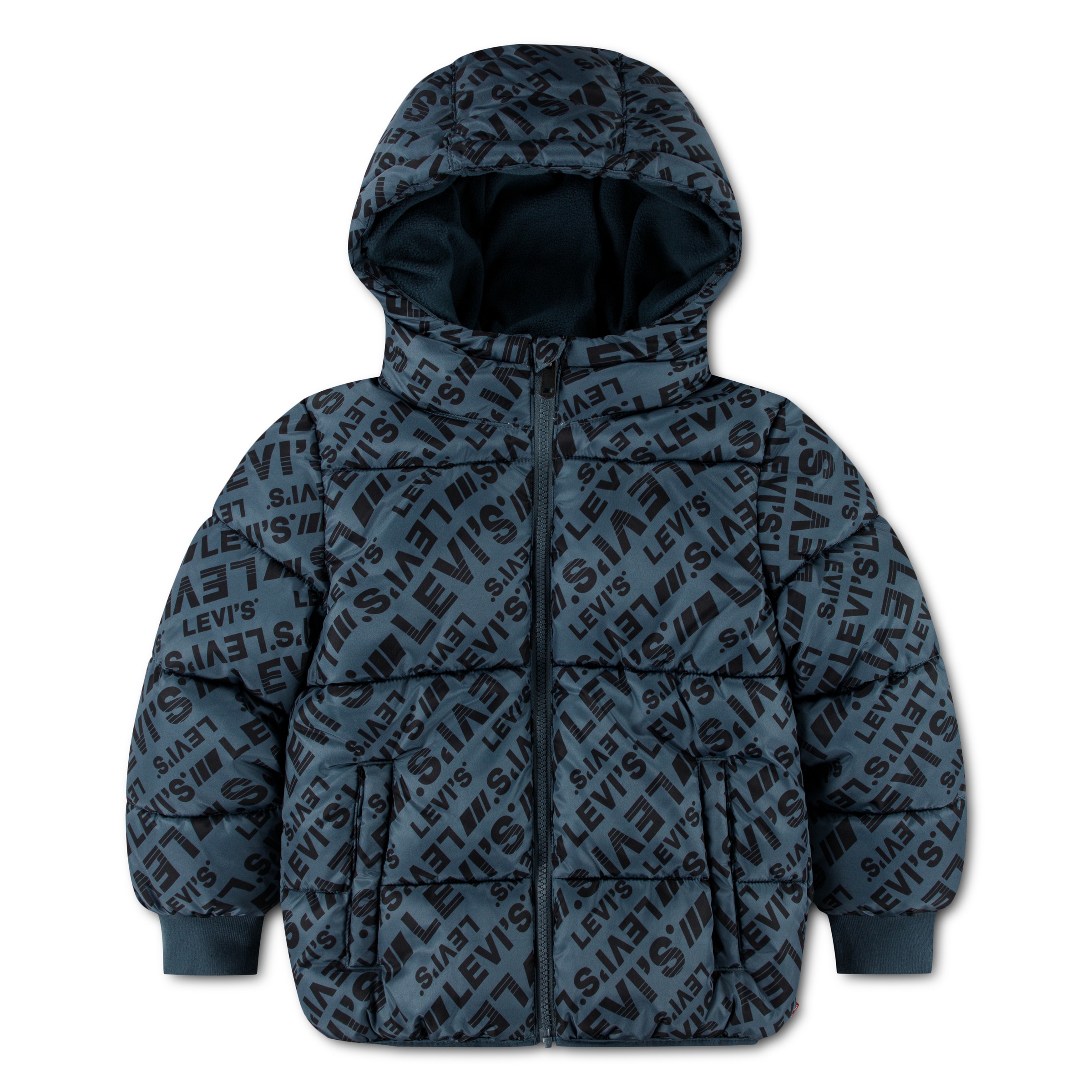 Levis Kids Steppjacke "LVB HEAVY WEIGHT PUFFER" mit Kapuze Winterjacke mit Kapuze und Allover-Print / für Boys