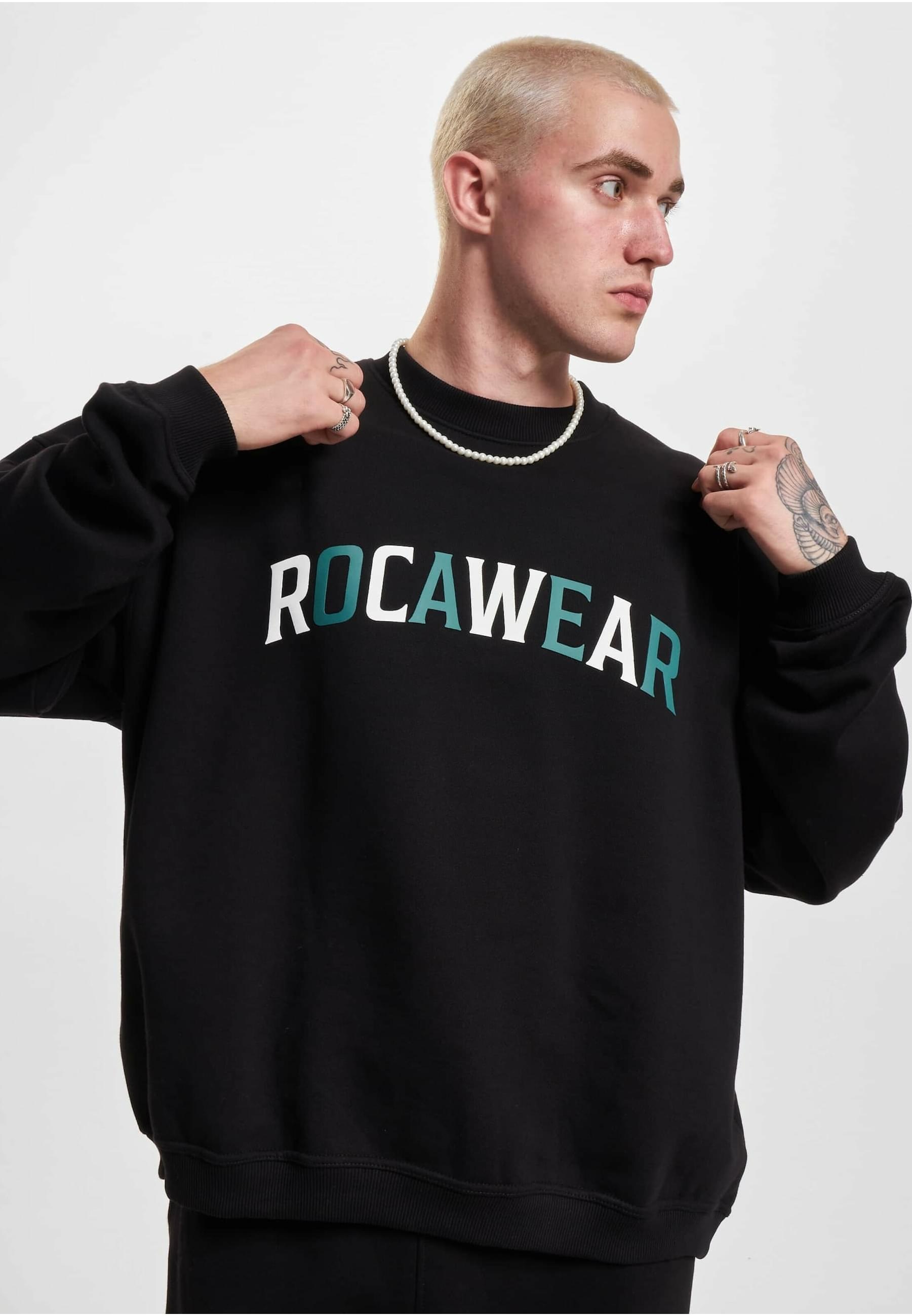 Rocawear Rundhalspullover »Rocawear Herren Rocawear School Pullover«, (1 tlg.)