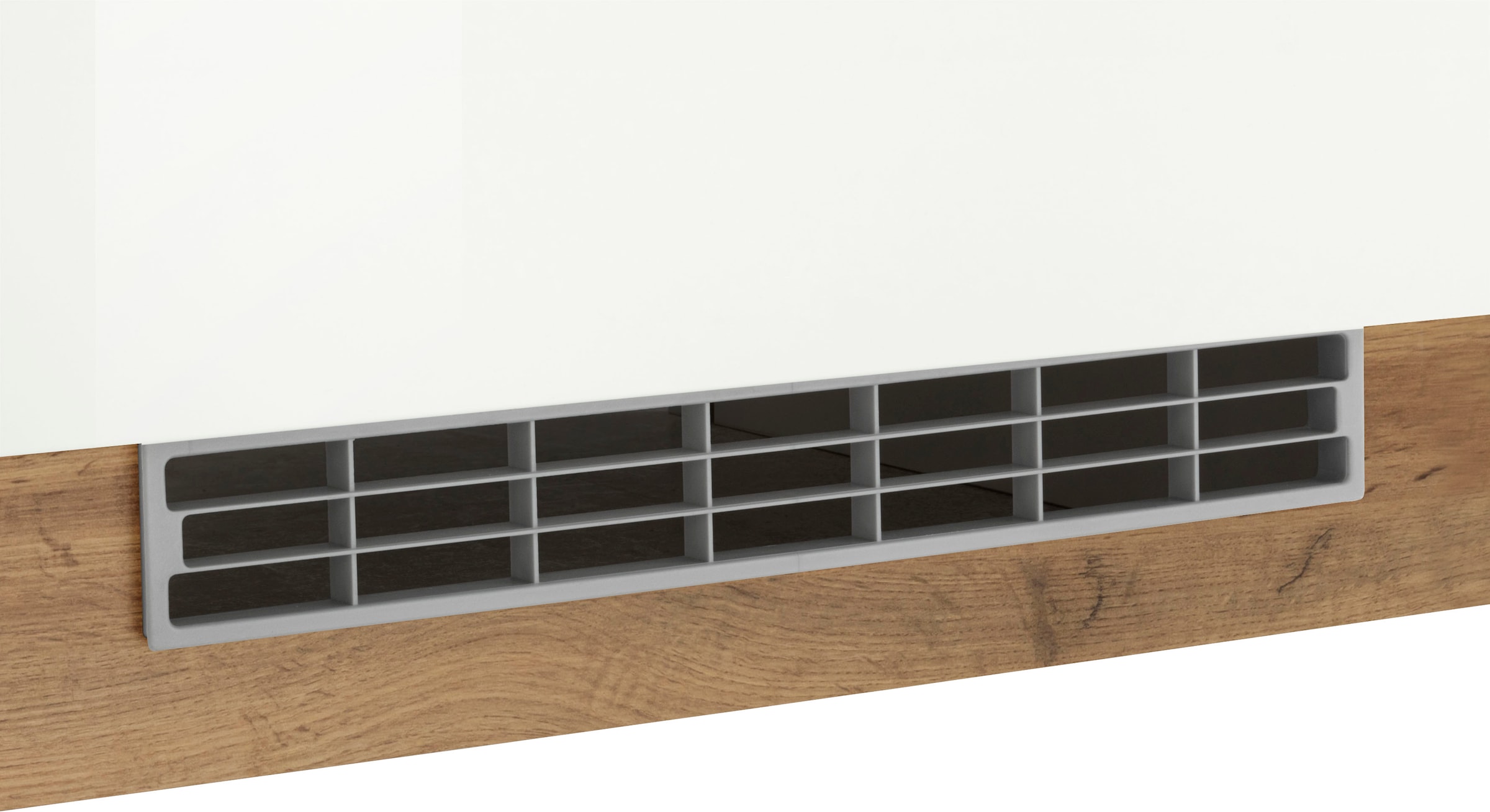 KOCHSTATION Küchenzeile »KS-Brindisi Breite 330 cm« wahlweise mit E-Geräten und Induktion, mit MDF-Fronten und Regal