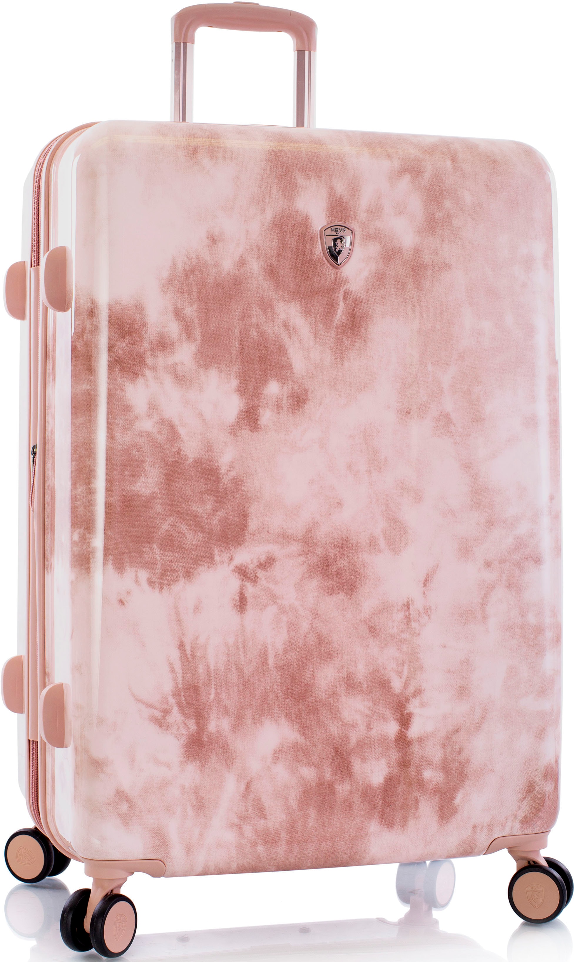 Heys Hartschalen-Trolley "Tie-Dye pink, 76 cm" 124 l 4 Rollen Heys Hartschalen-Koffer Volumenerweiterung