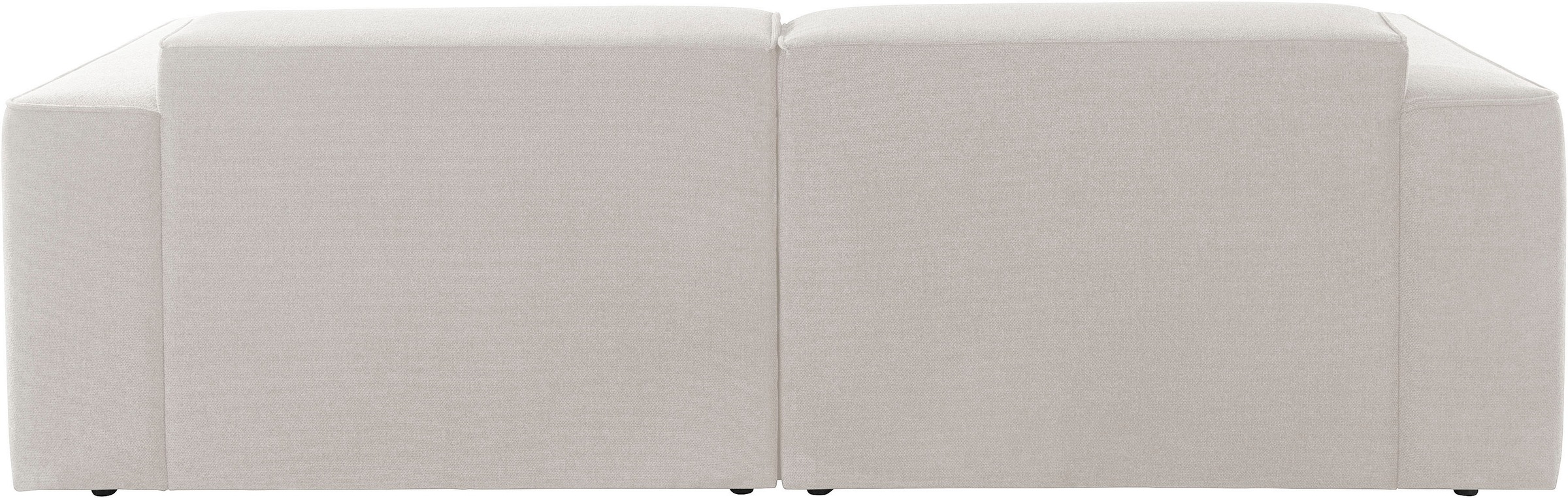 andas Ecksofa »Noord mit Kedernaht, Breite 234 cm, L-Form«, Cord, Struktur, Webstoff, mit Wellenunterfederung, Massivholzrahmen