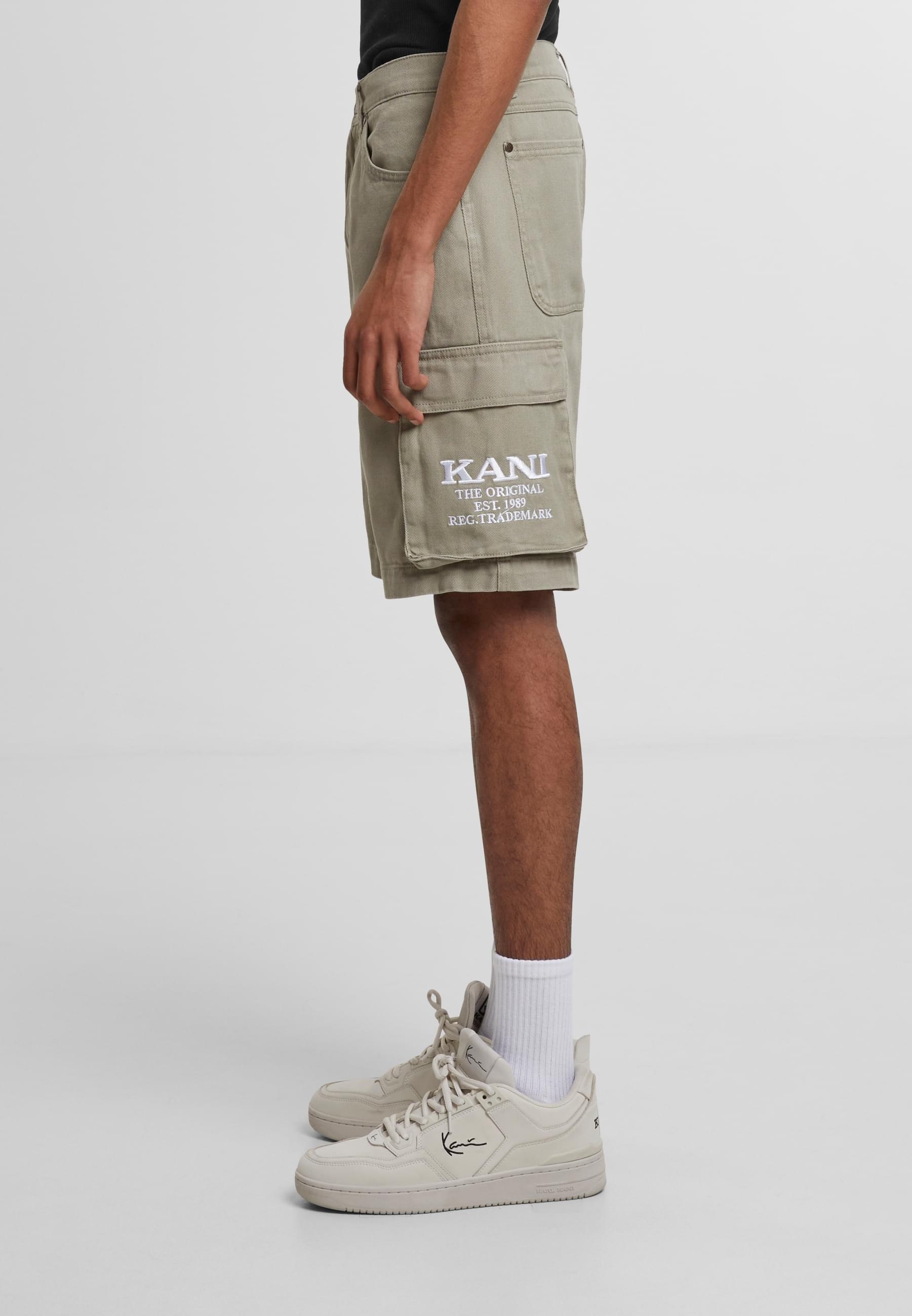 Karl Kani Shorts »Karl Kani KM222-042-1 KK Retro Washed Cargo Shorts«, (1 tlg.)