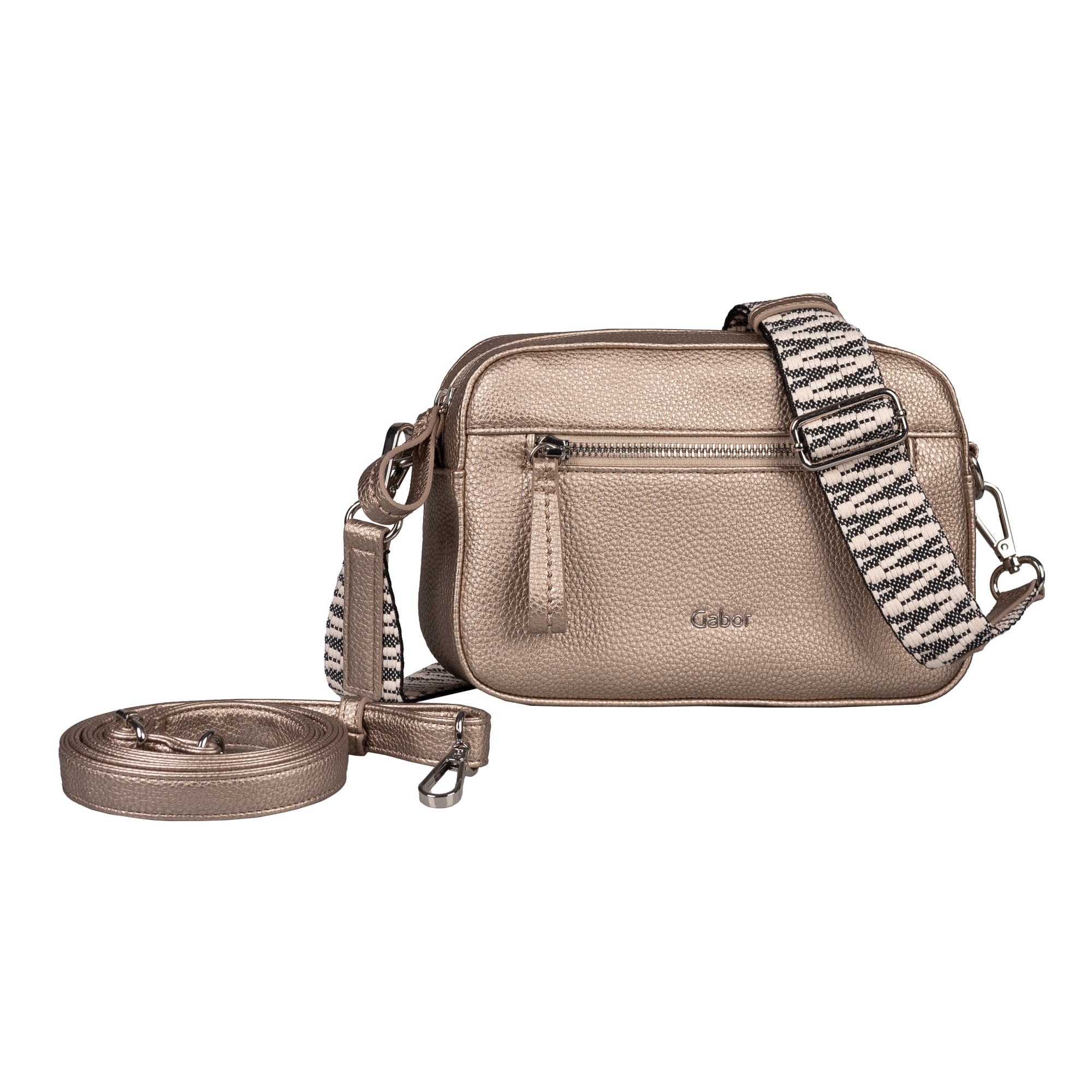 Gabor Handtasche "Silena" Damen Umhängetasche, Schultertasche mit stylischem Gurtband