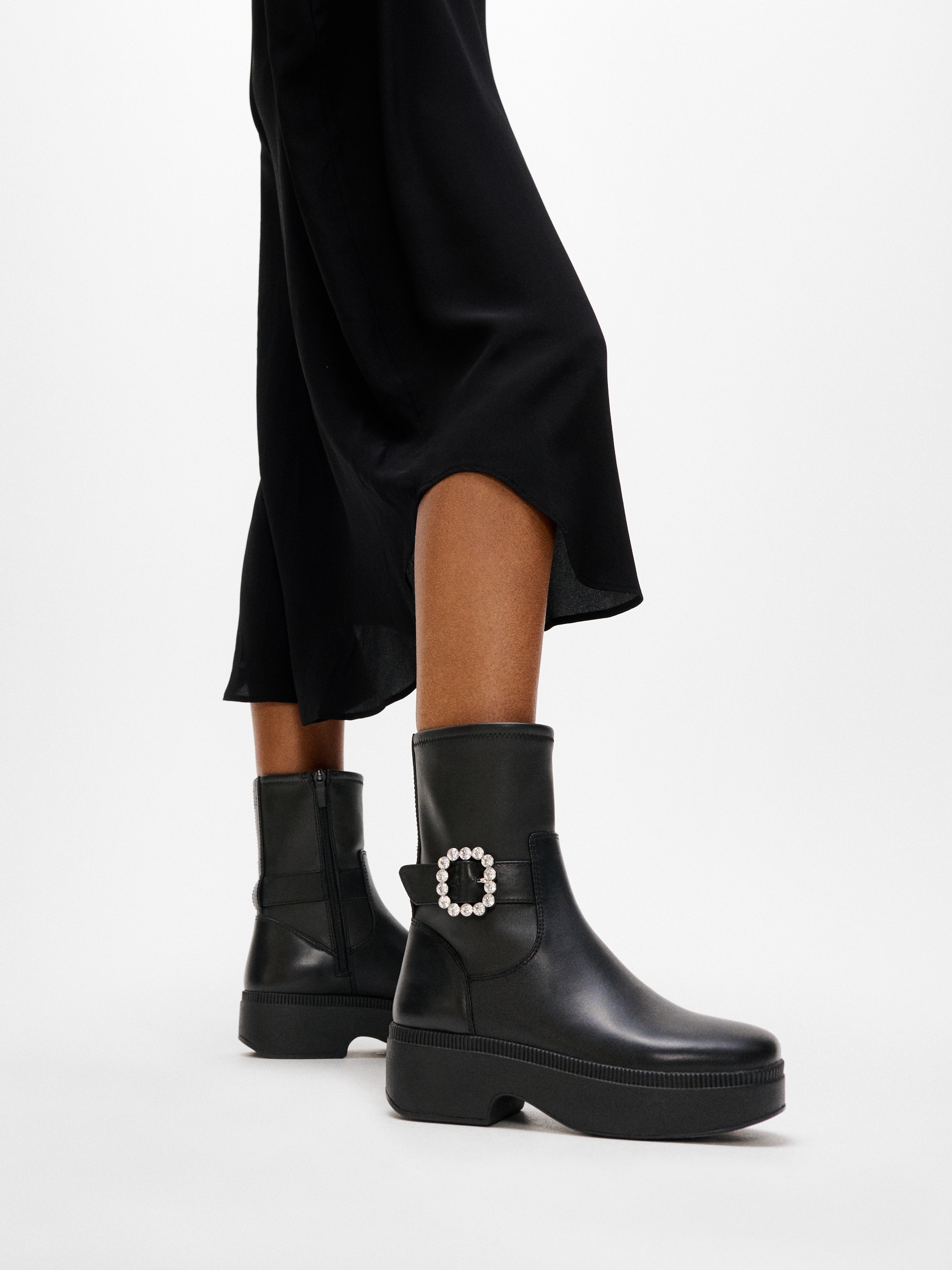 Fitflop Plateaustiefelette »F-LUMA CRYSTAL«, Boots, Chunky Boot mit Plateausohle