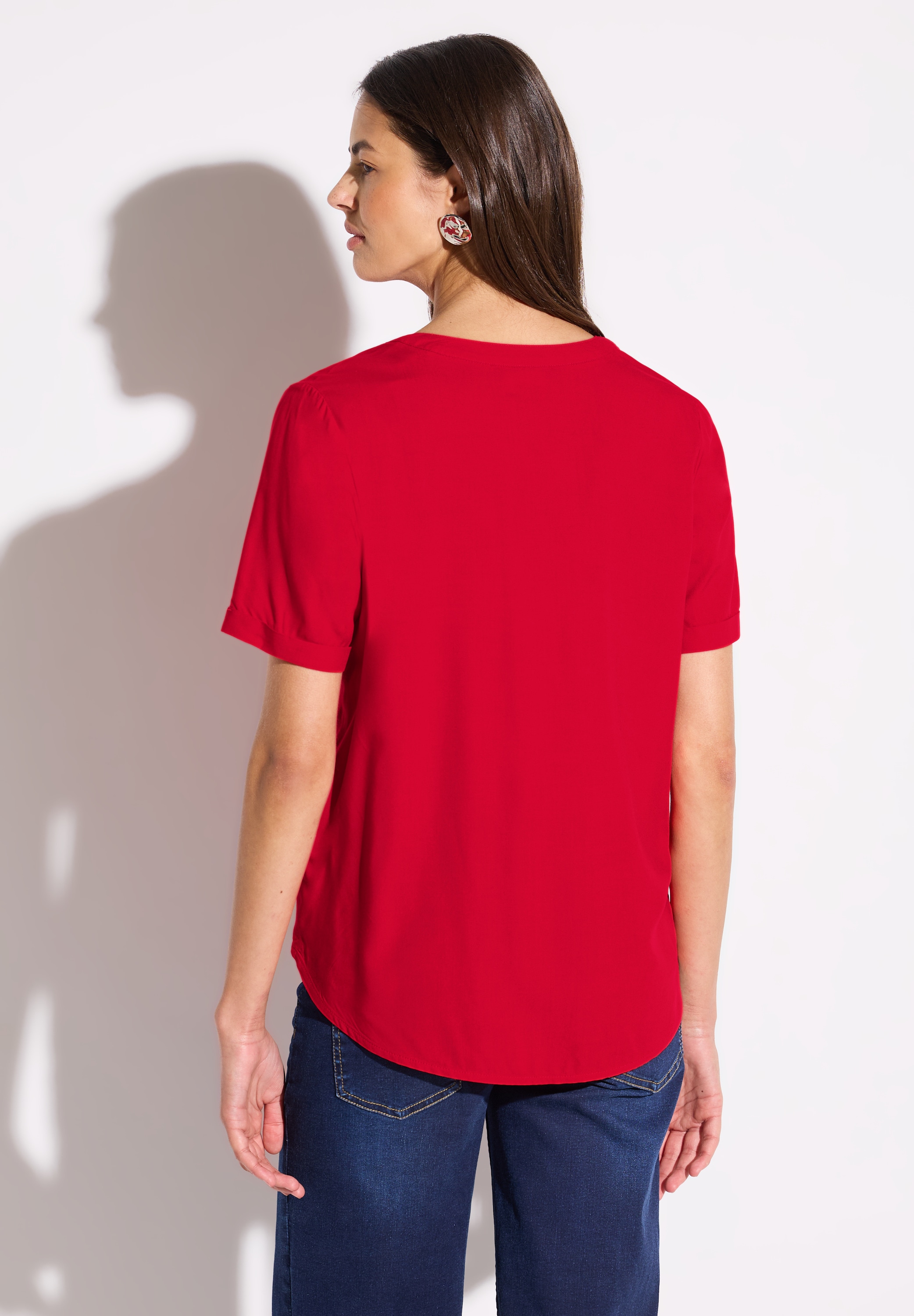 STREET ONE Hemdbluse, aus softer Viskose