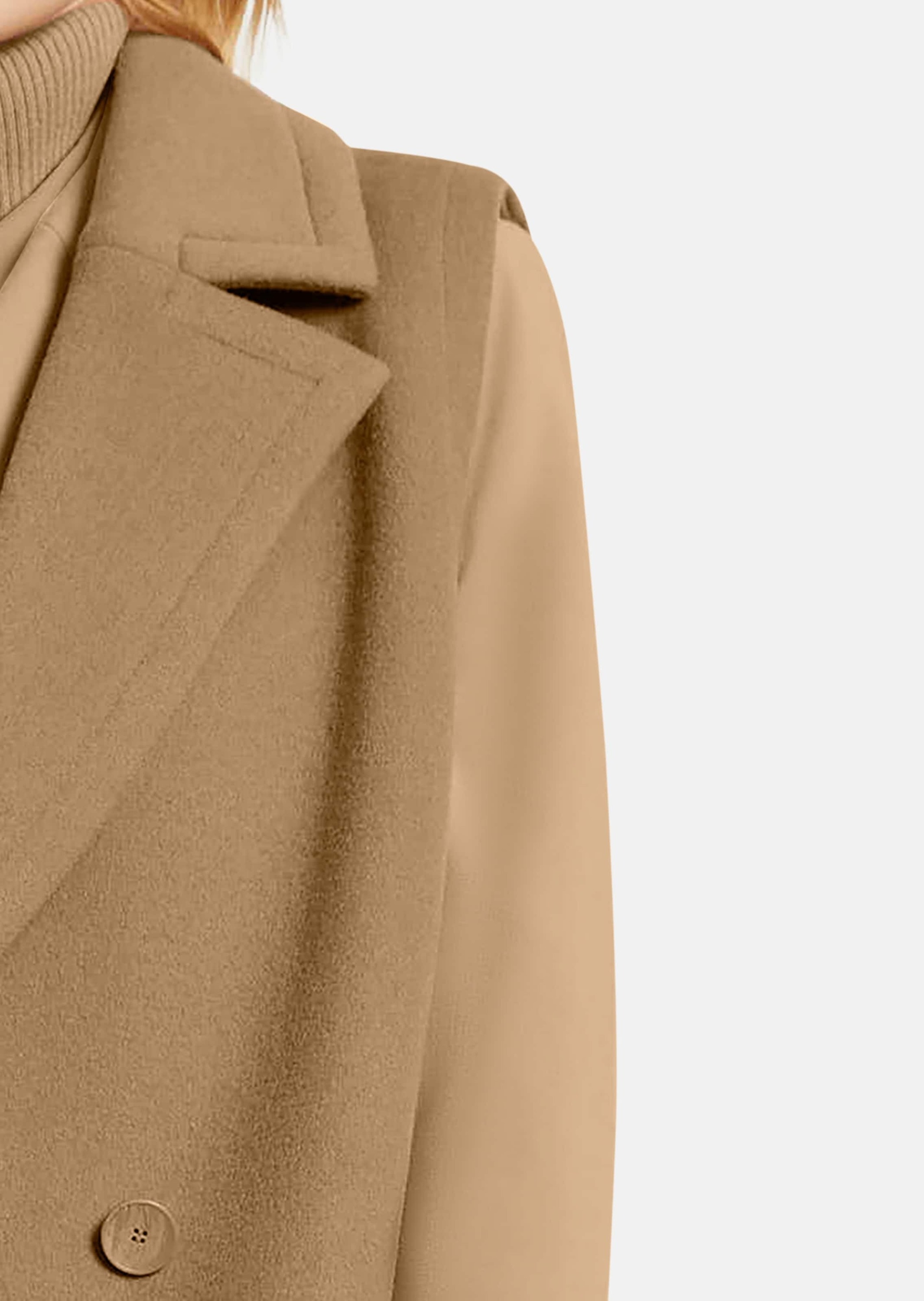 MADELEINE Kurzweste »Longweste mit kuscheligem Fake fur Ärmellose Longweste im Mantel-Look«