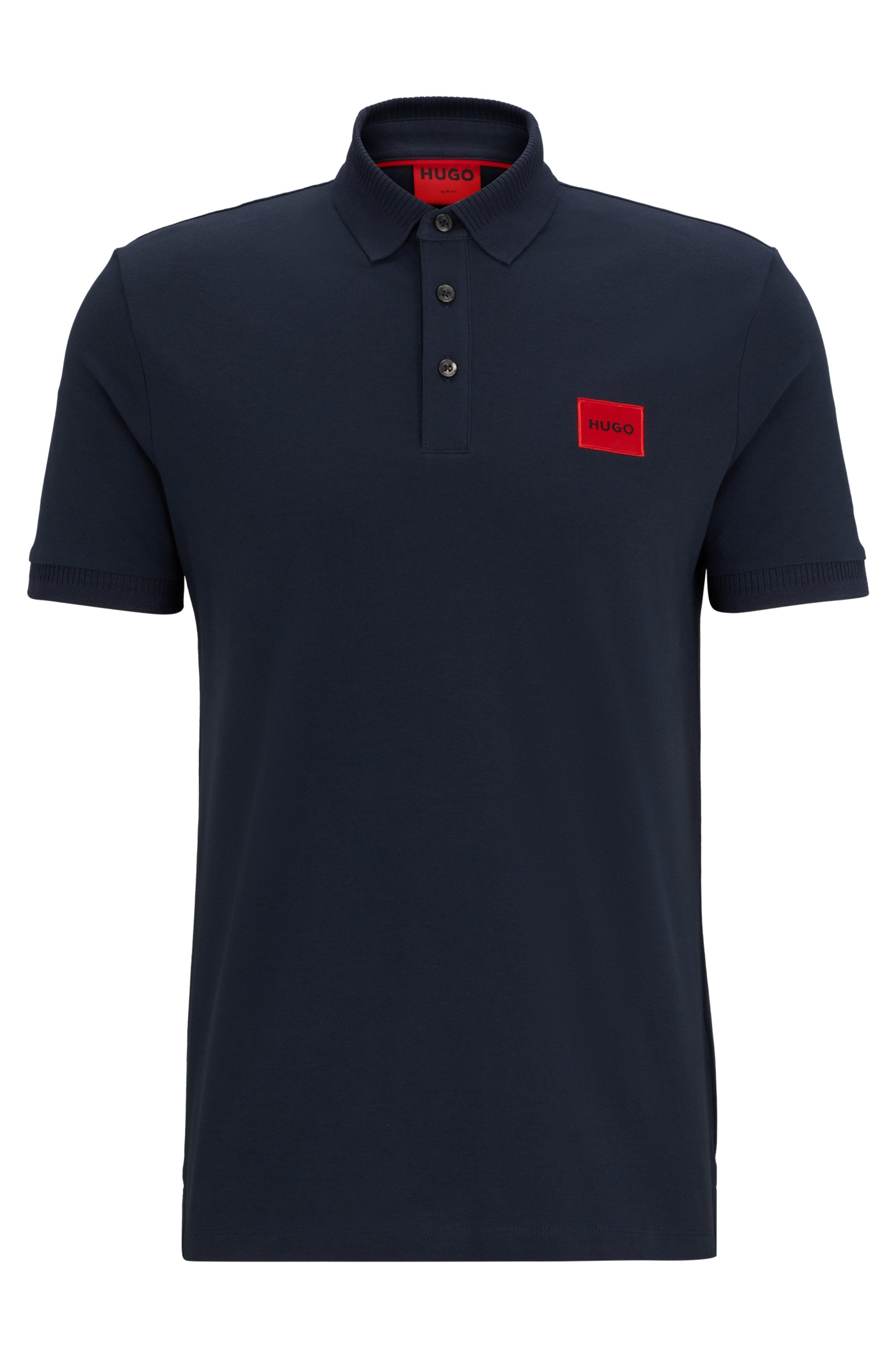 HUGO Poloshirt "Dereso" Slim Fit, Kurzarm, HUGO Weblabel günstig online kaufen
