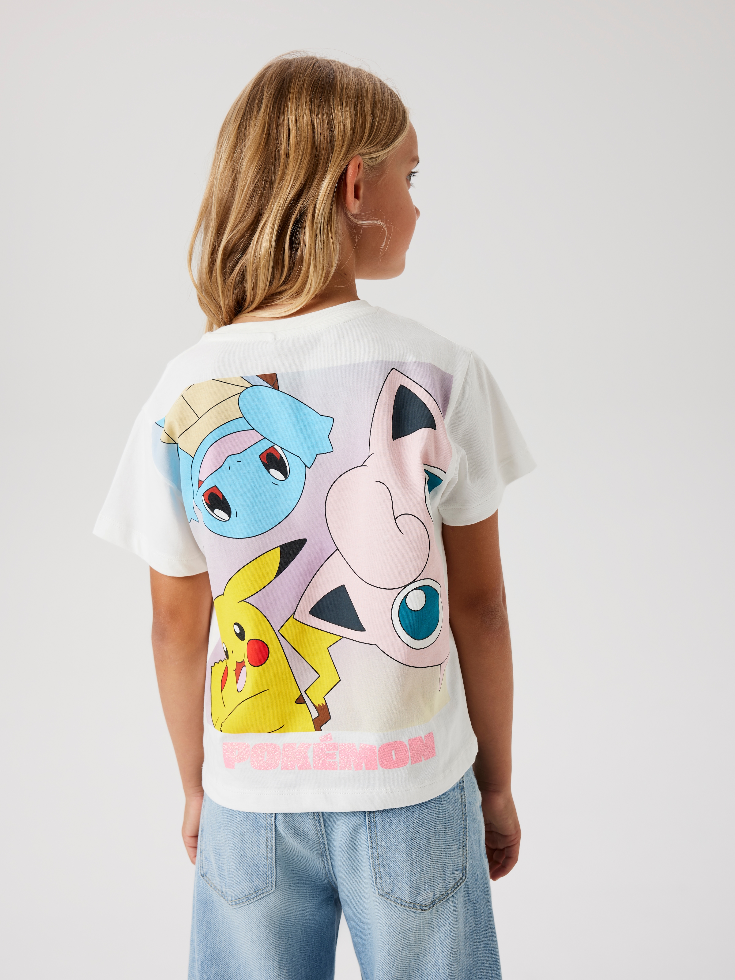 Name It T-Shirt »NKFDYPPI POKEMON SS RLX TOP NOOS SKY«, mit tollem Pokémon Brust- und großem Rückenmotiv