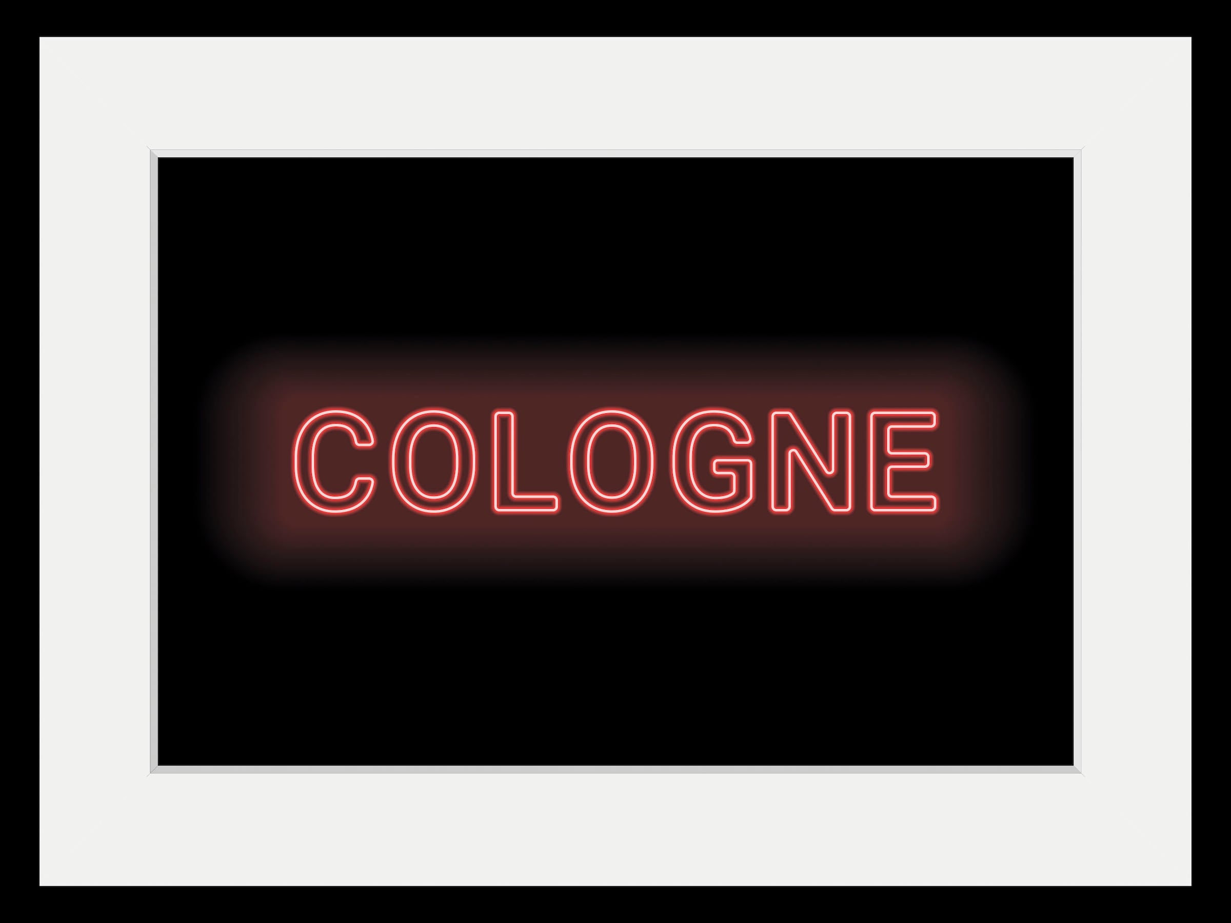 queence Bild "COLOGNE LIGHTS", Städte-Schriftzug, (1 St.), HD Premium Poste günstig online kaufen