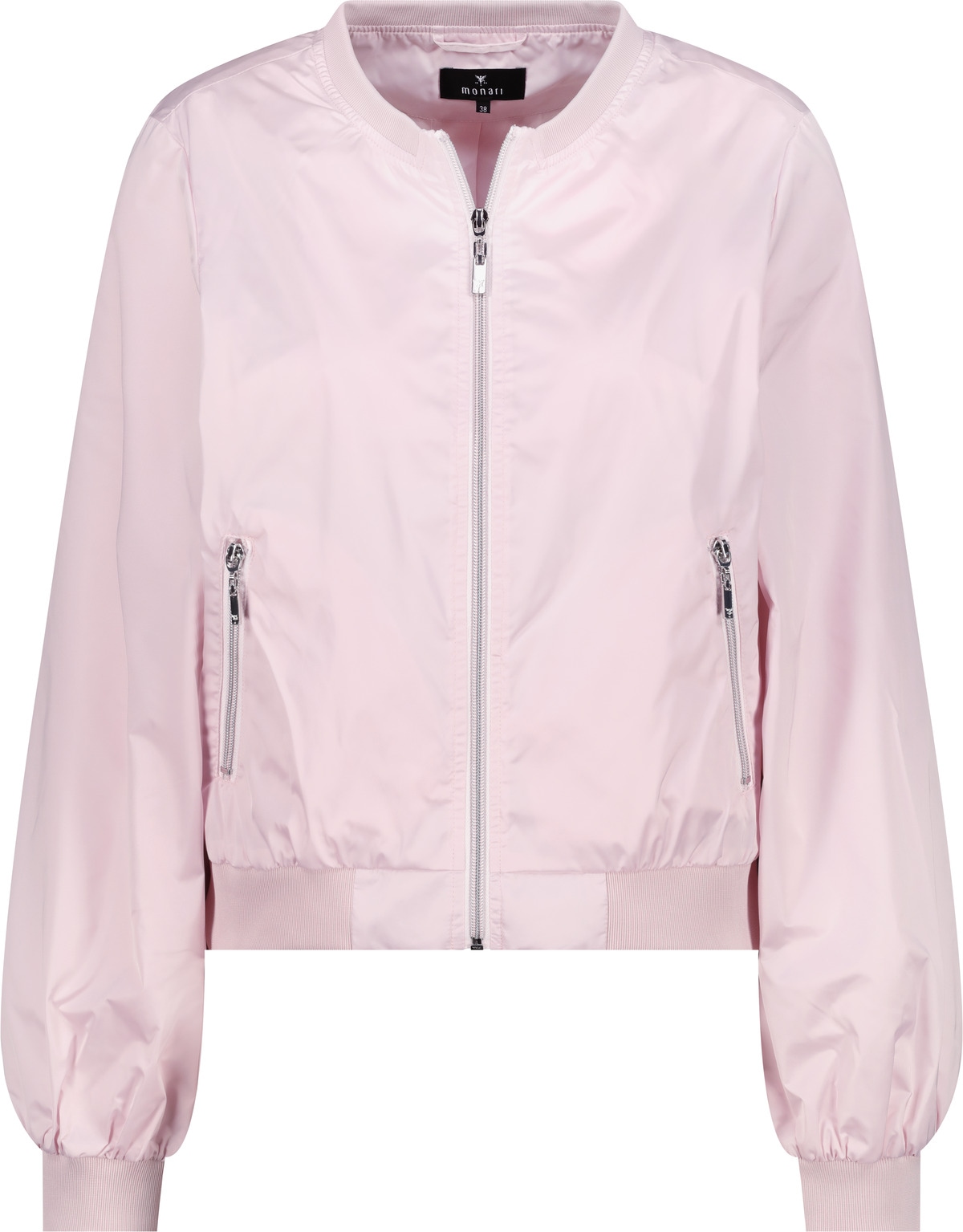 Monari Bomberjacke »Jacke Nylon« ohne Kapuze mit Reißverschlusstaschen