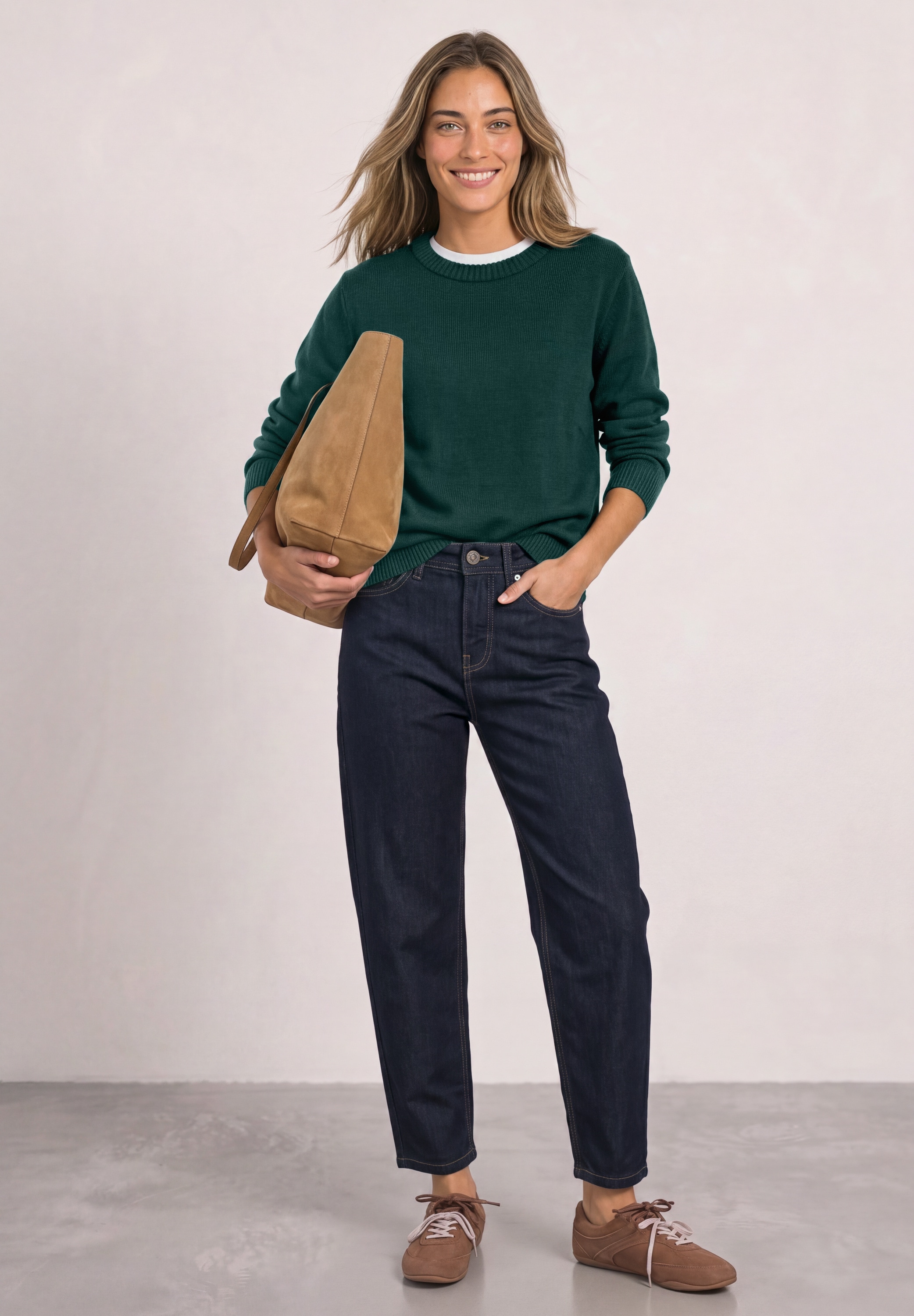 STREET ONE Strickpullover mit U-Boot-Ausschnitt