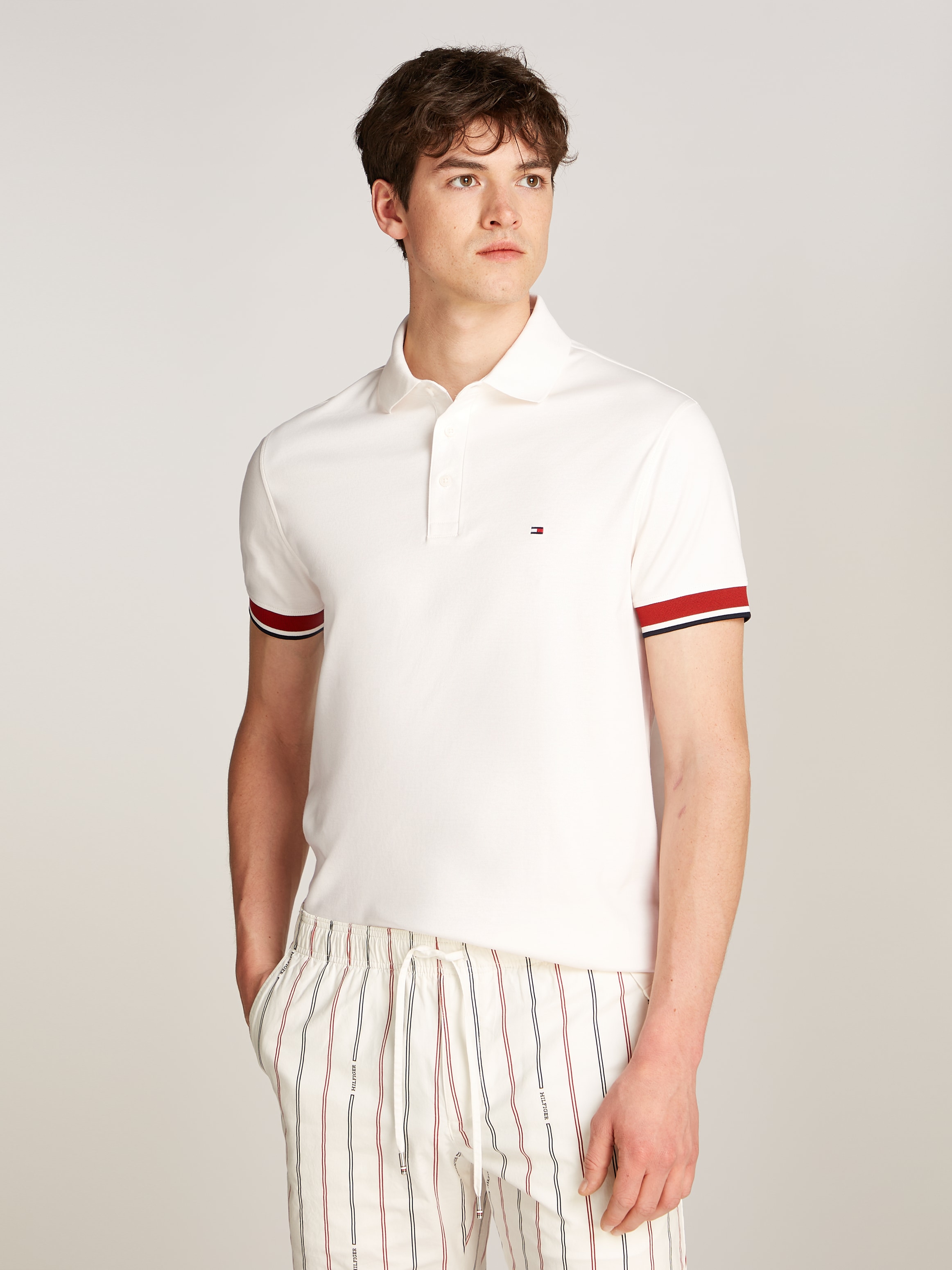 Tommy Hilfiger Poloshirt "INTERLOCK SLEEVE DETAIL REG POLO"