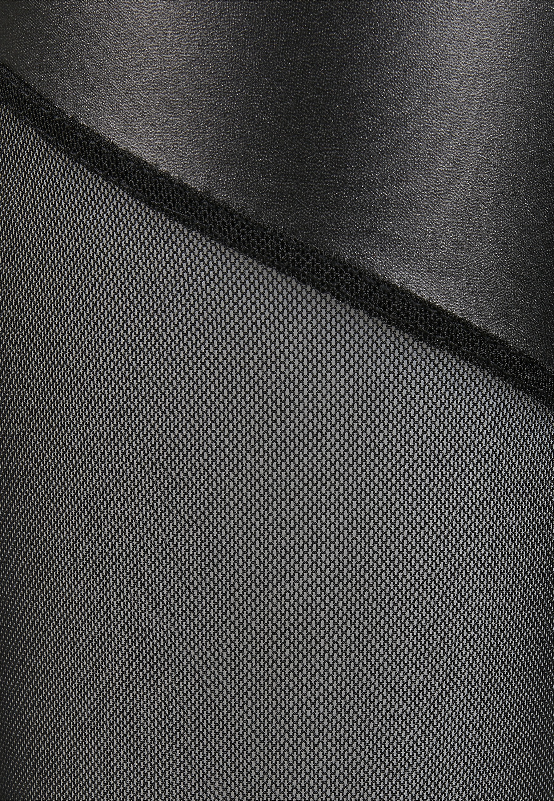 URBAN CLASSICS Leggings »Urban Classics Damen Ladies Tech Mesh Faux Leather Leggings«