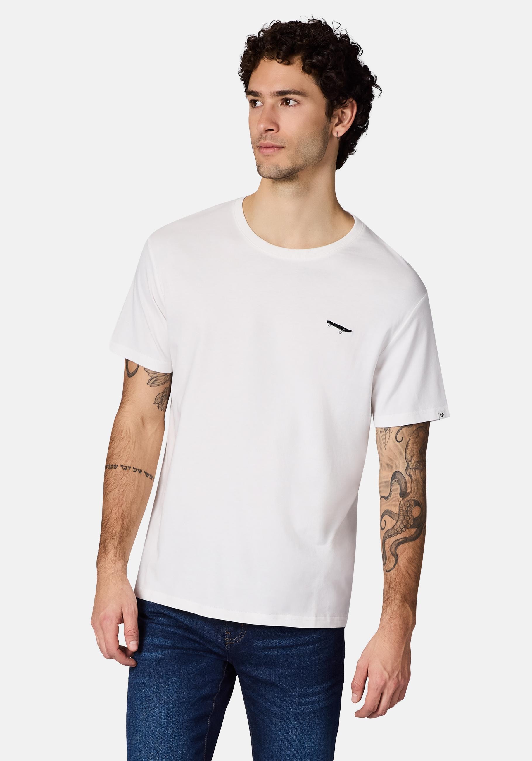 Ragwear T-Shirt "Samms I Gots YOUMODO" Kurzärmliges Shirt mit Skateboard-Stickerei