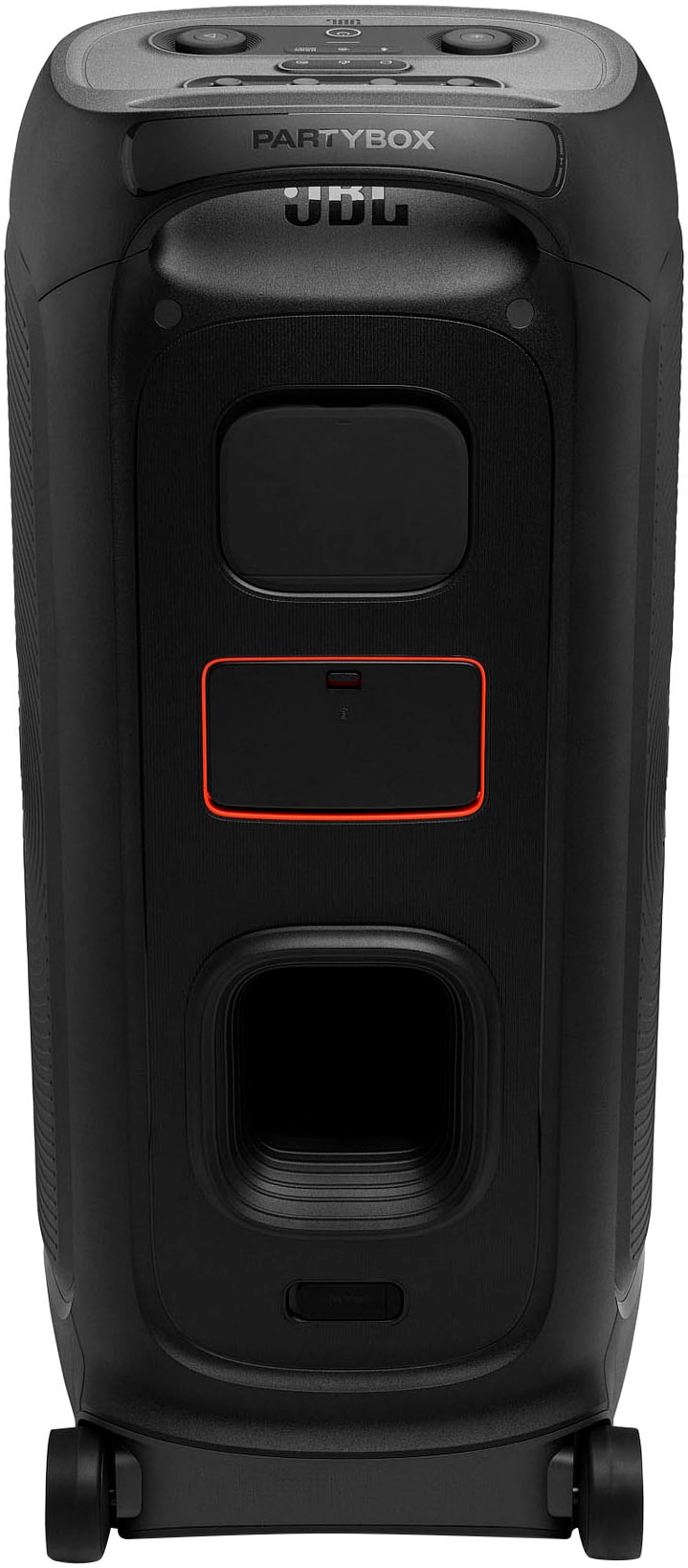 JBL Party-Lautsprecher »PARTYBOX  720« Stereo (Bluetooth App-Steuerung | Automatische Abschaltung | Beleuchtungseffekte | DJ-Funktionen | Equalizer | Extra Bass | Kabellos | Karaoke-fähig | LED Licht (WRGB) | Outdoor-Modus | Transportrollen 800 W)