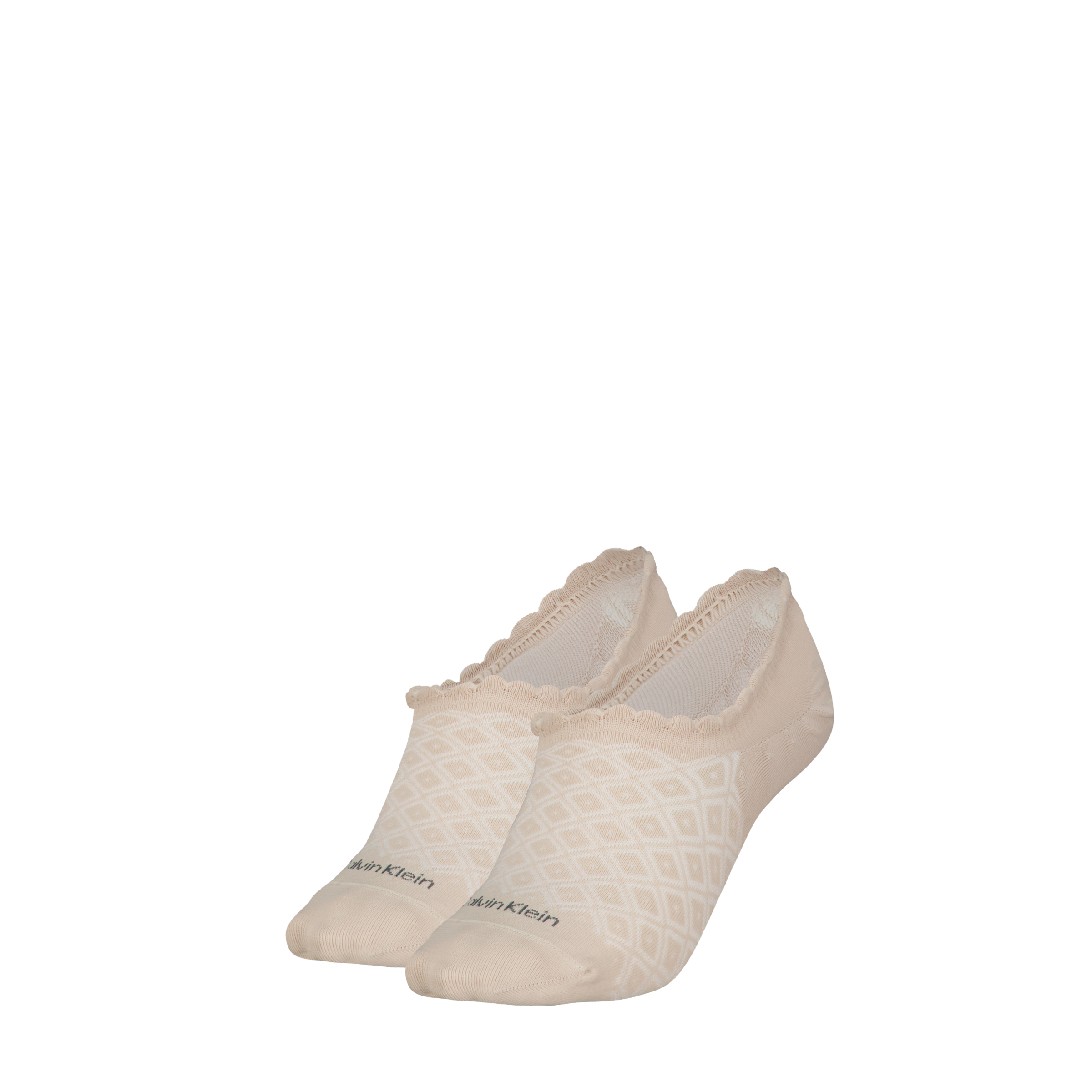 Calvin Klein Jeans Füßlinge "CK WOMEN FOOTIE HIGH CUT 2P DIAMOND", (2 Paar) günstig online kaufen