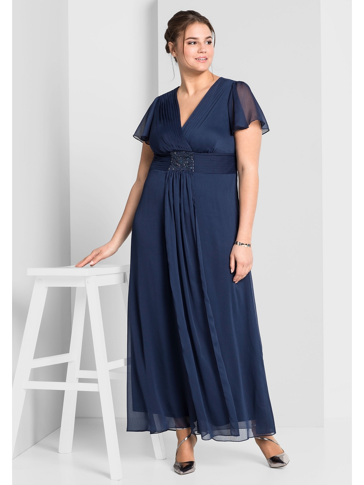 »Große Abendkleid Sheego online kaufen Größen«, | BAUR Schmuckbrosche mit