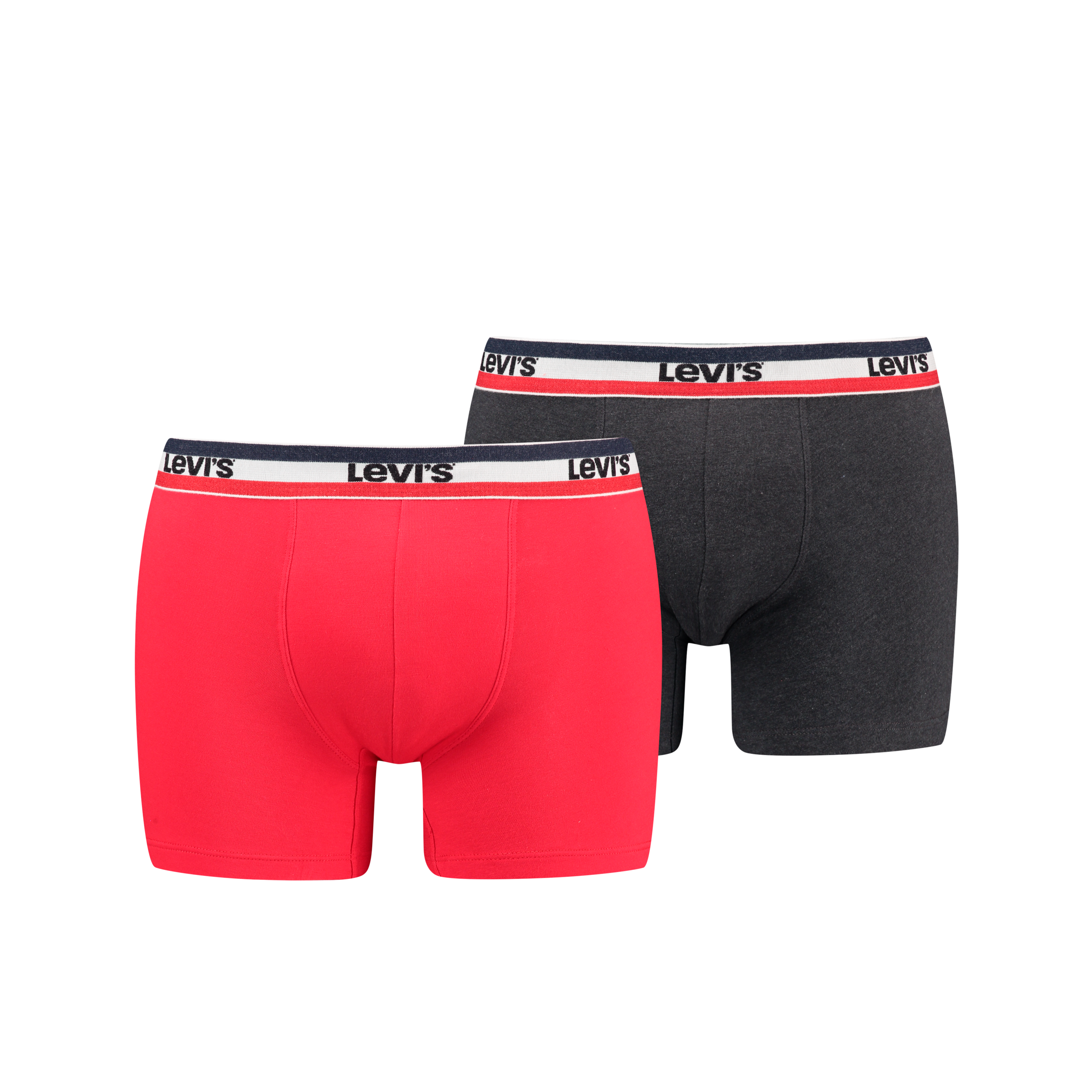 Levi's® Boxershorts »LEVIS MEN SPW LOGO BOXER BRIEF ORG  2P« Packung, 2er Pack,  mit breitem Logobund