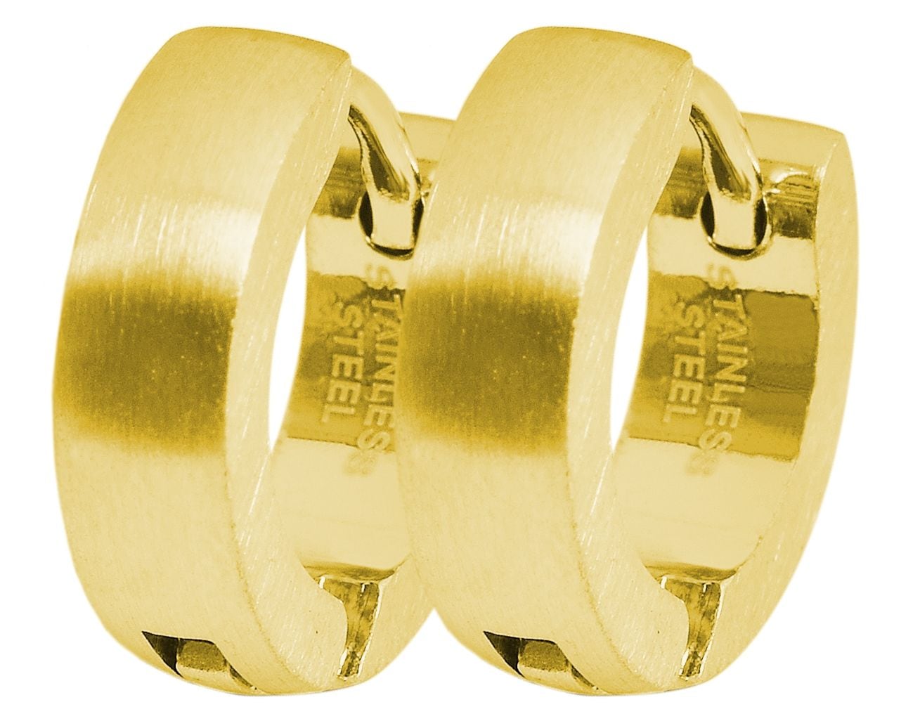 Adelia´s Klappcreolen »Damen Ohrringe – Klappcreole aus Edelstahl« Geschenkidee: zeitlos und vielseitig