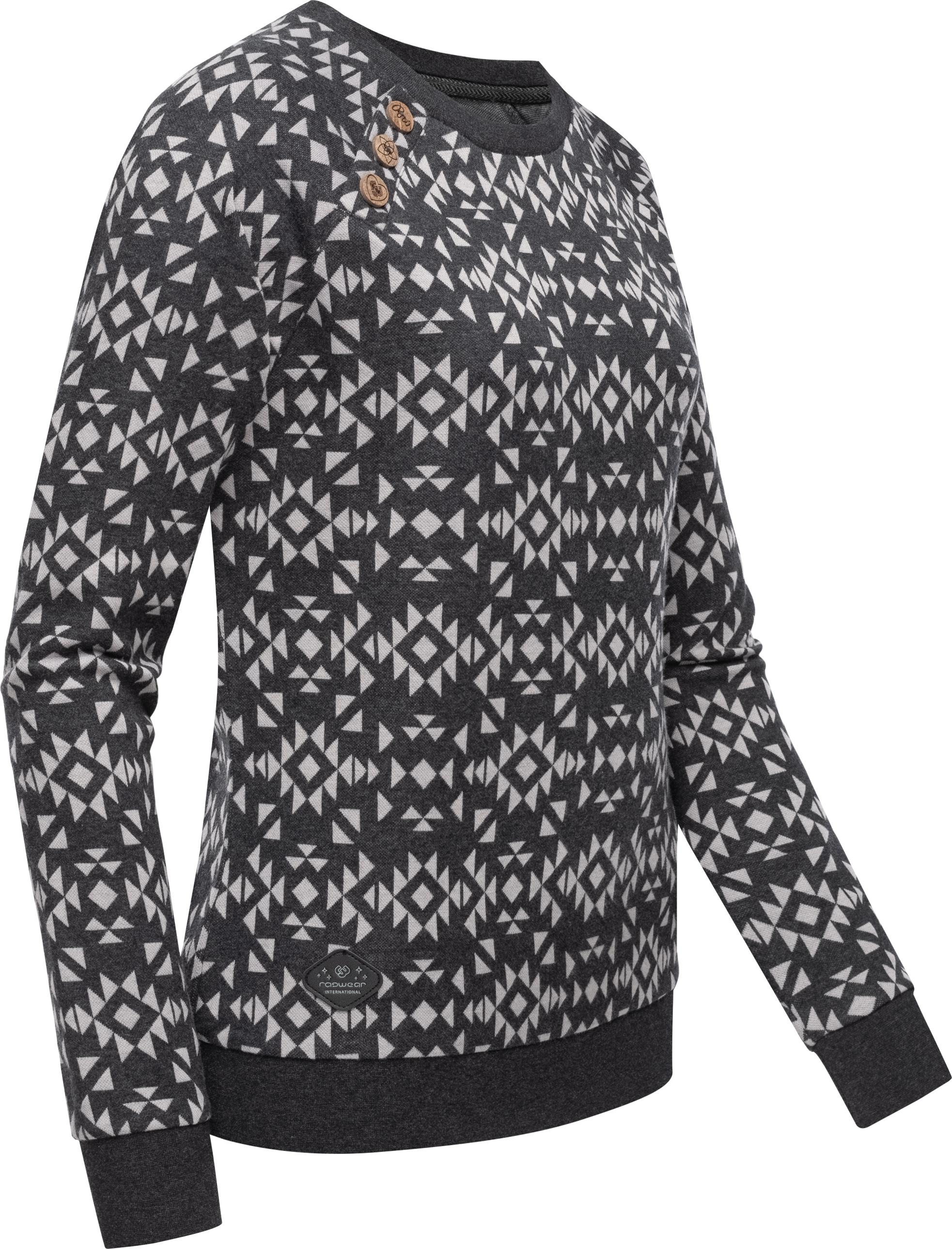 Ragwear Rundhalspullover "Darria Aztec" Leichter Damen Pullover mit coolem günstig online kaufen
