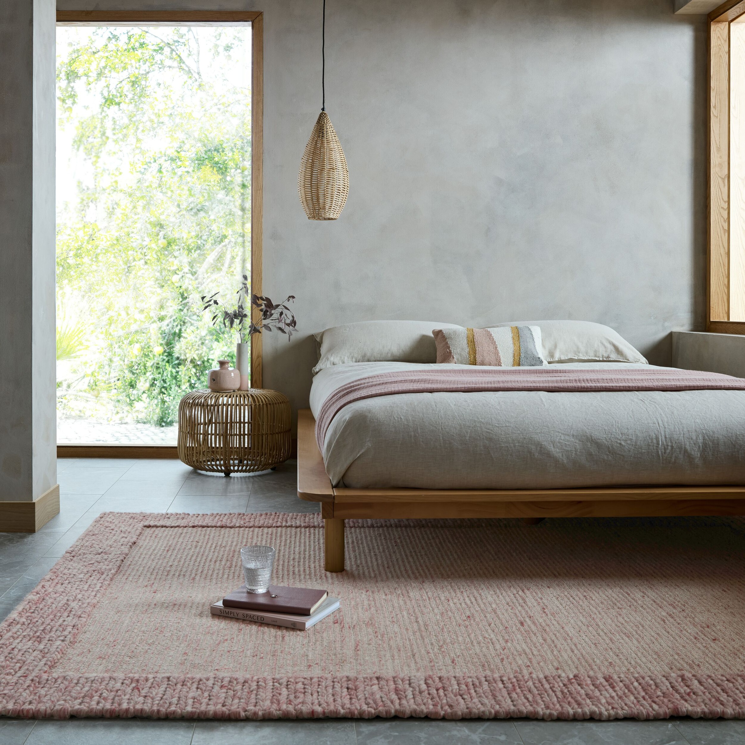 FLAIR RUGS Teppich "Rue" rechteckig 10 mm Höhe aus einem Wollmischgewebe, handgearbeitet