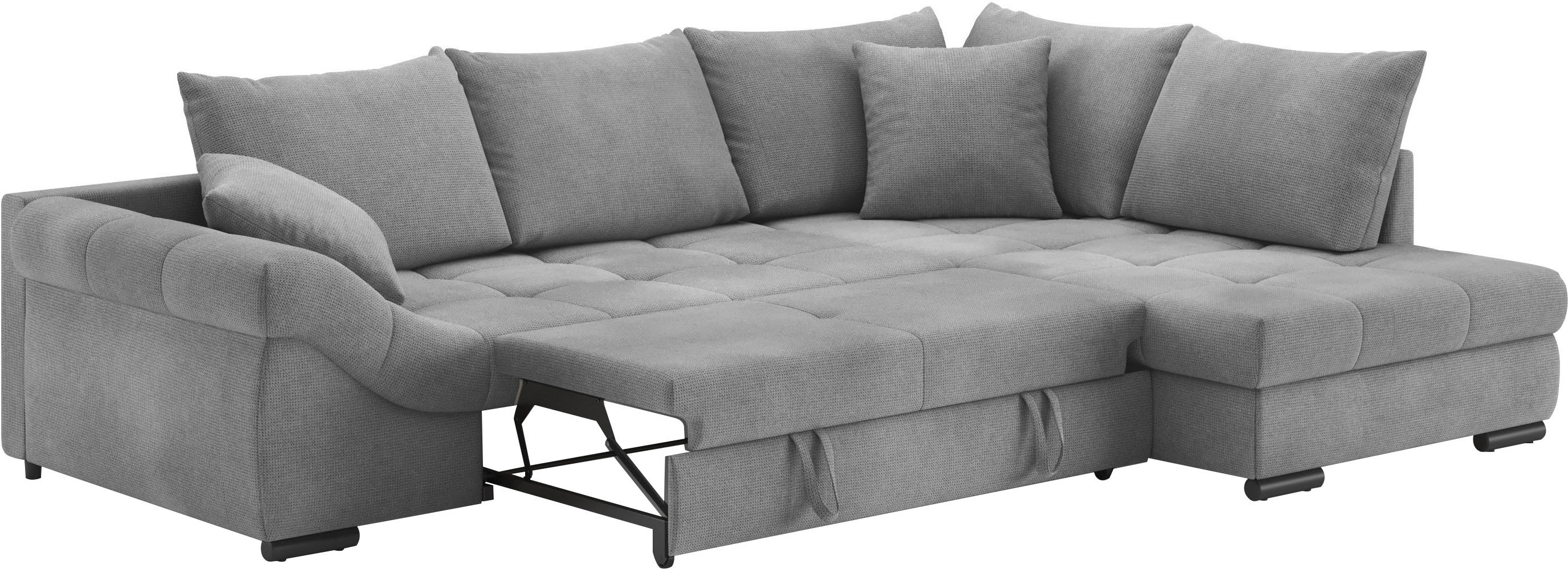 Thumbnail - Mr. Couch Ecksofa "Allegro, L-Form", mit Hochschläfer-Bettauszug, wahlweise mit Kaltschaum