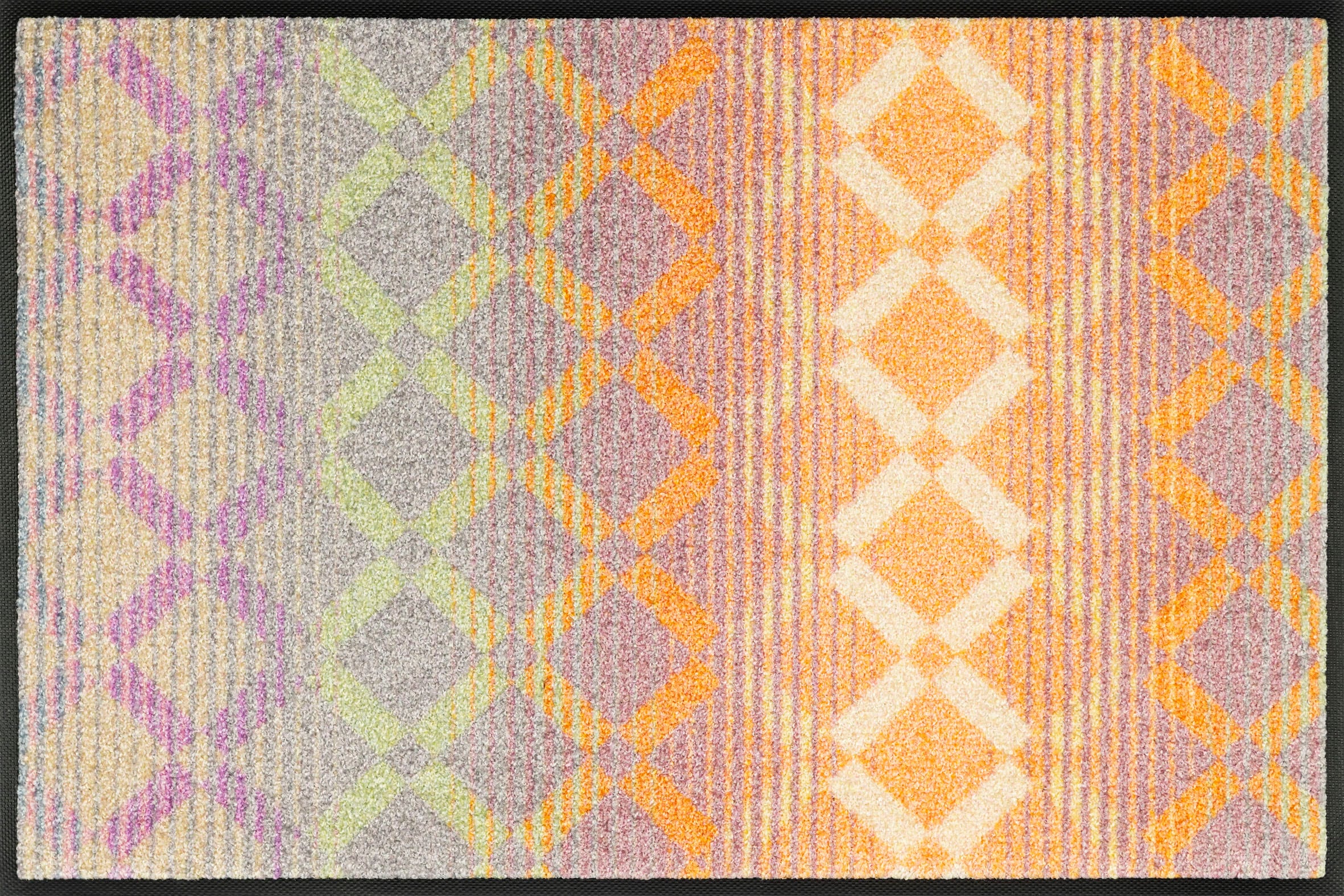 wash+dry by Kleen-Tex Fußmatte "Diamond Melody" rechteckig günstig online kaufen