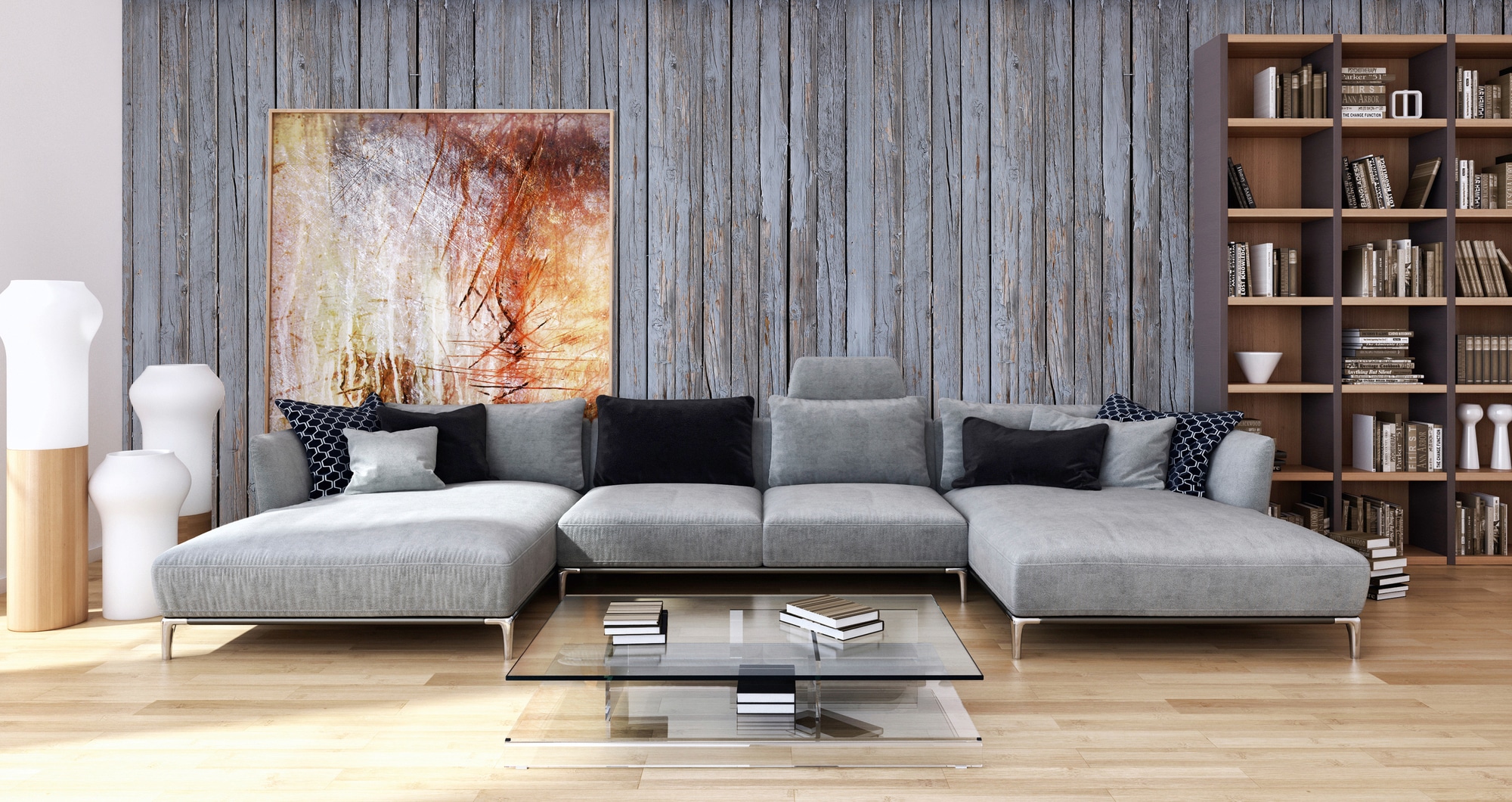 Architects Paper Fototapete »Old Wooden Wall«, Vlies, Wand, Schräge