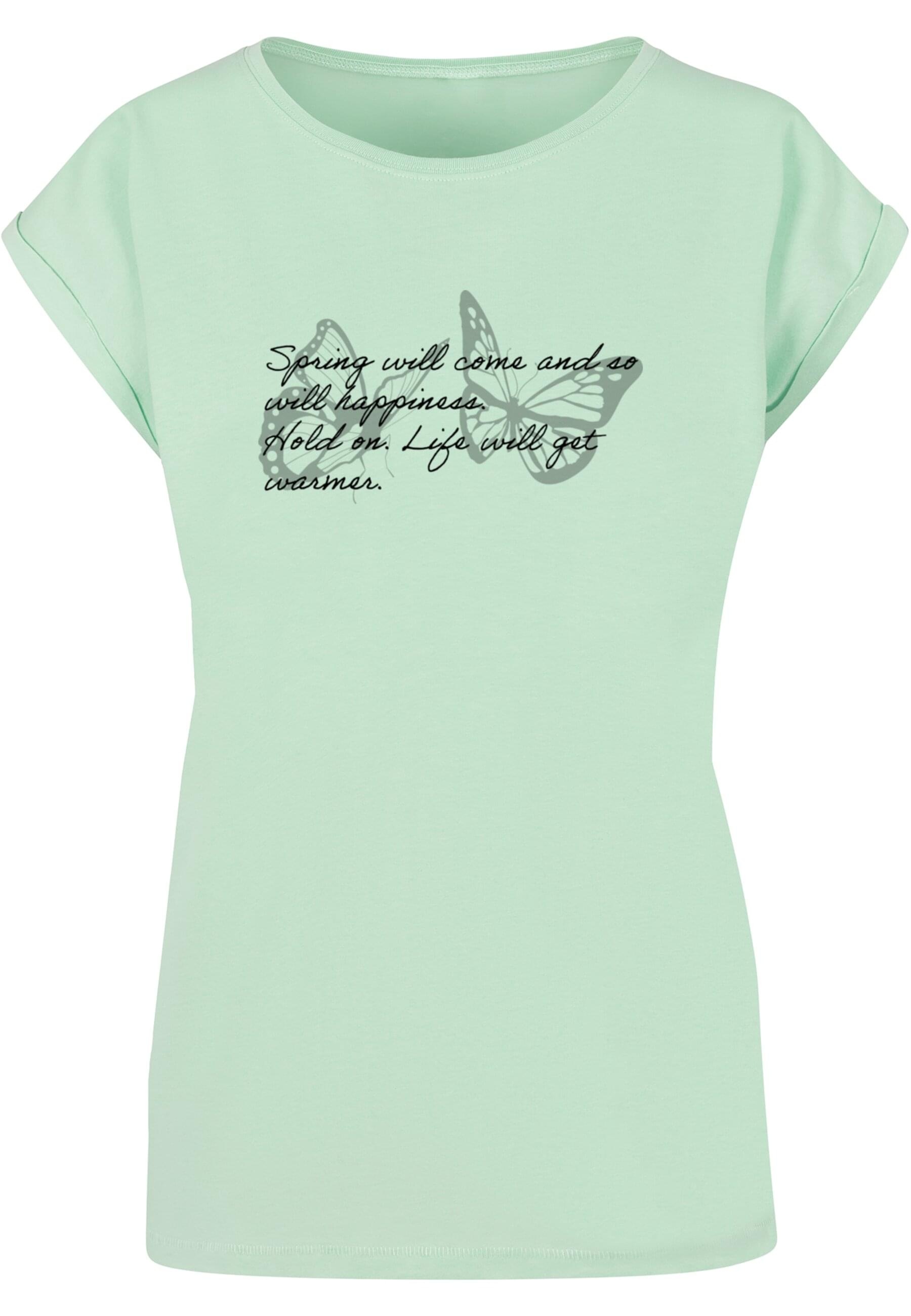 Merchcode T-Shirt "Merchcode Damen Ladies Spring Saying Extended Shoulder T günstig online kaufen